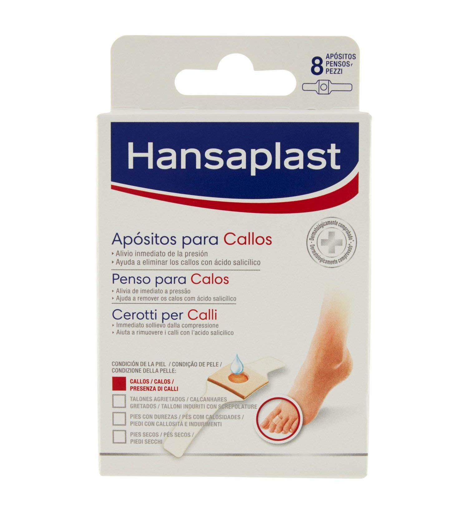 Hansaplast Dressings for Corns - Feet Care Solutions Pack of 8 | International Shipping Available - Buy Online on GoSupps.com