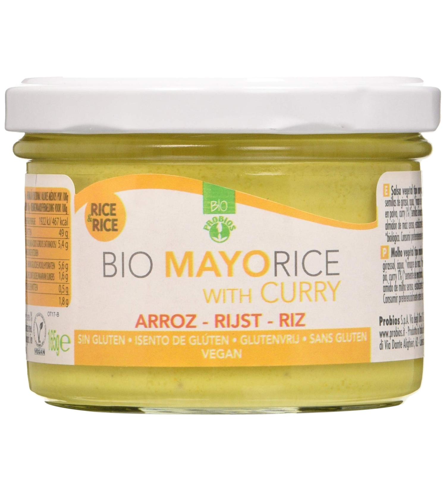 RICE&RICE Rice&Rice Mayorice Organic Curried Rice 165g Gluten-Free Sauce 300g