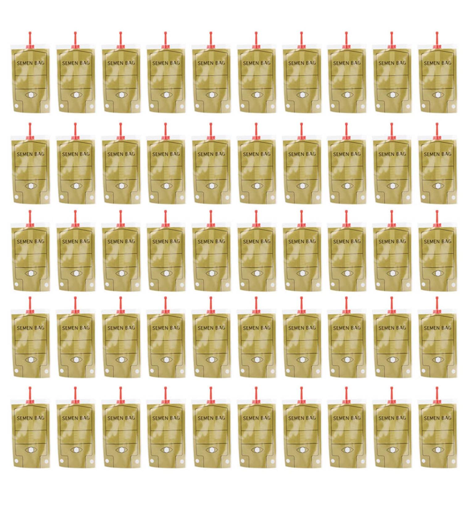 Pilipane 50pcs Disposable Bag 100ml Plastic Pig Insemination Bag Artificial Insemination Rod Set for Veterinary Equipment - Buy Online on GoSupps.com