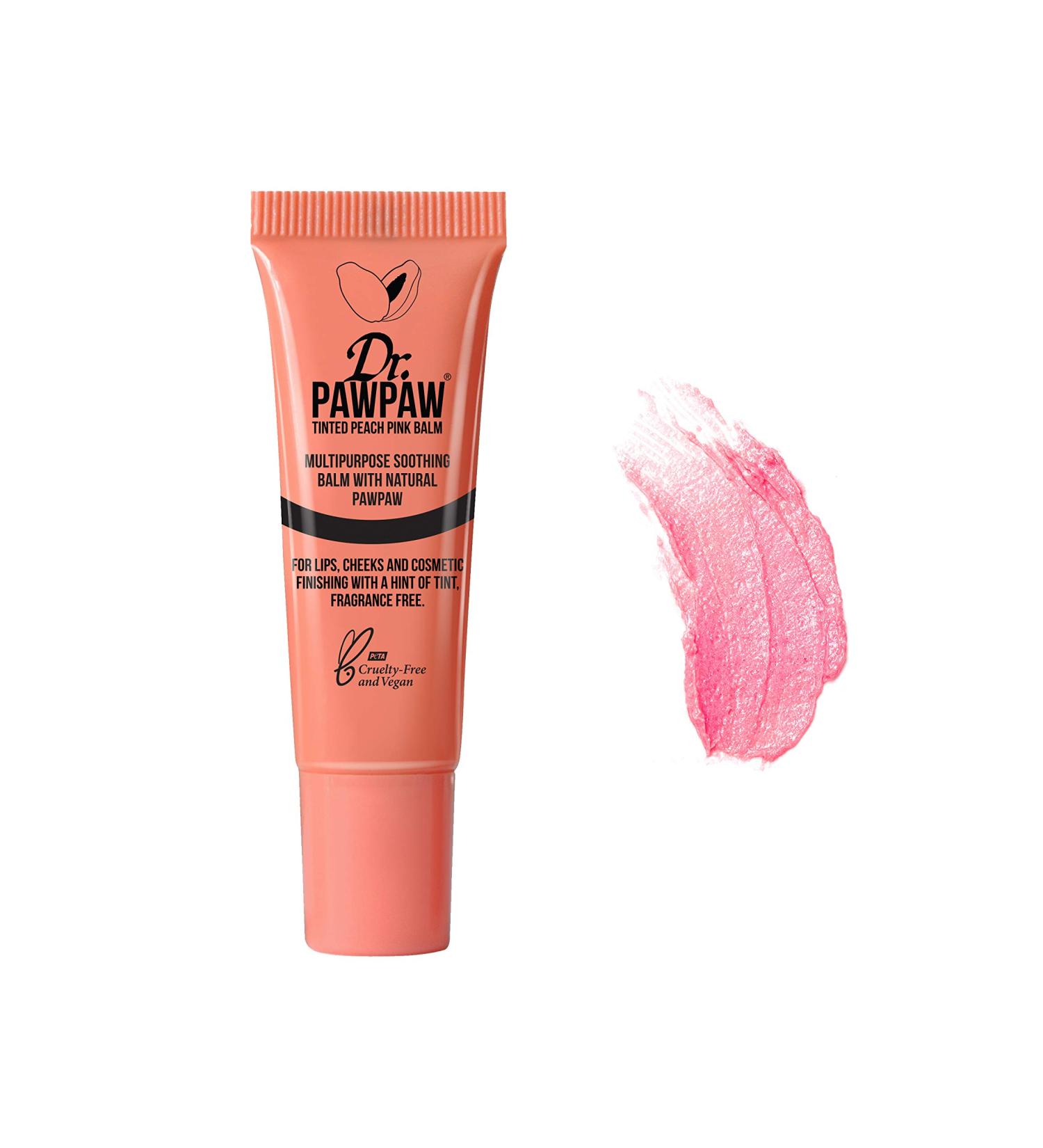 Dr. PAWPAW Multipurpose Soothing Balm - Natural PawPaw Peach Pink 0.33 fl oz - Buy Online on GoSupps.com