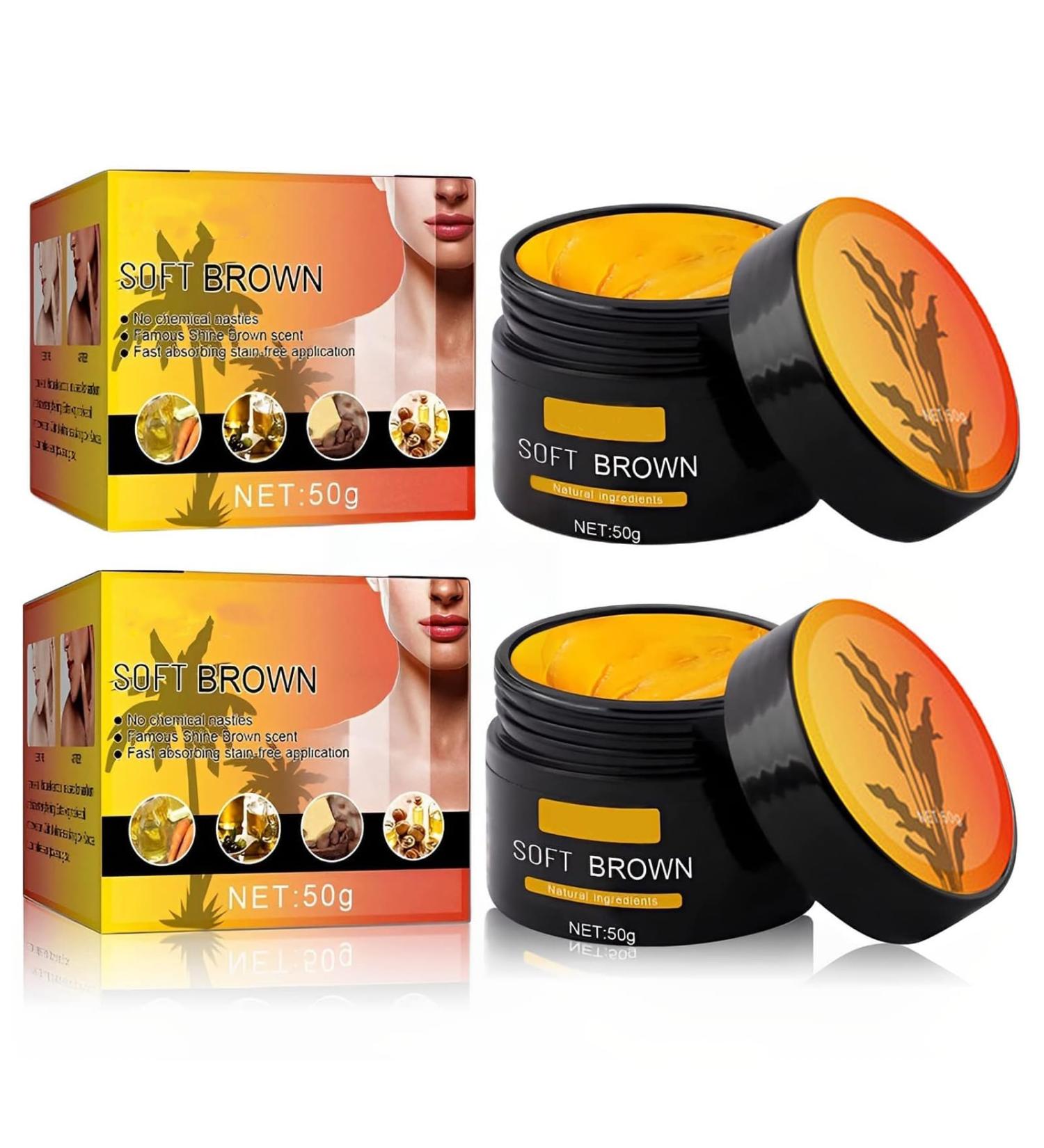 2PCS Luxury Intensive Tanning Gel, Soft Brown Intensive Tanning LuxeGel Natural TanningAccelerator Cream Gel for Outdoor Sun, Achieve Natural Tan Skin - Buy Online on GoSupps.com