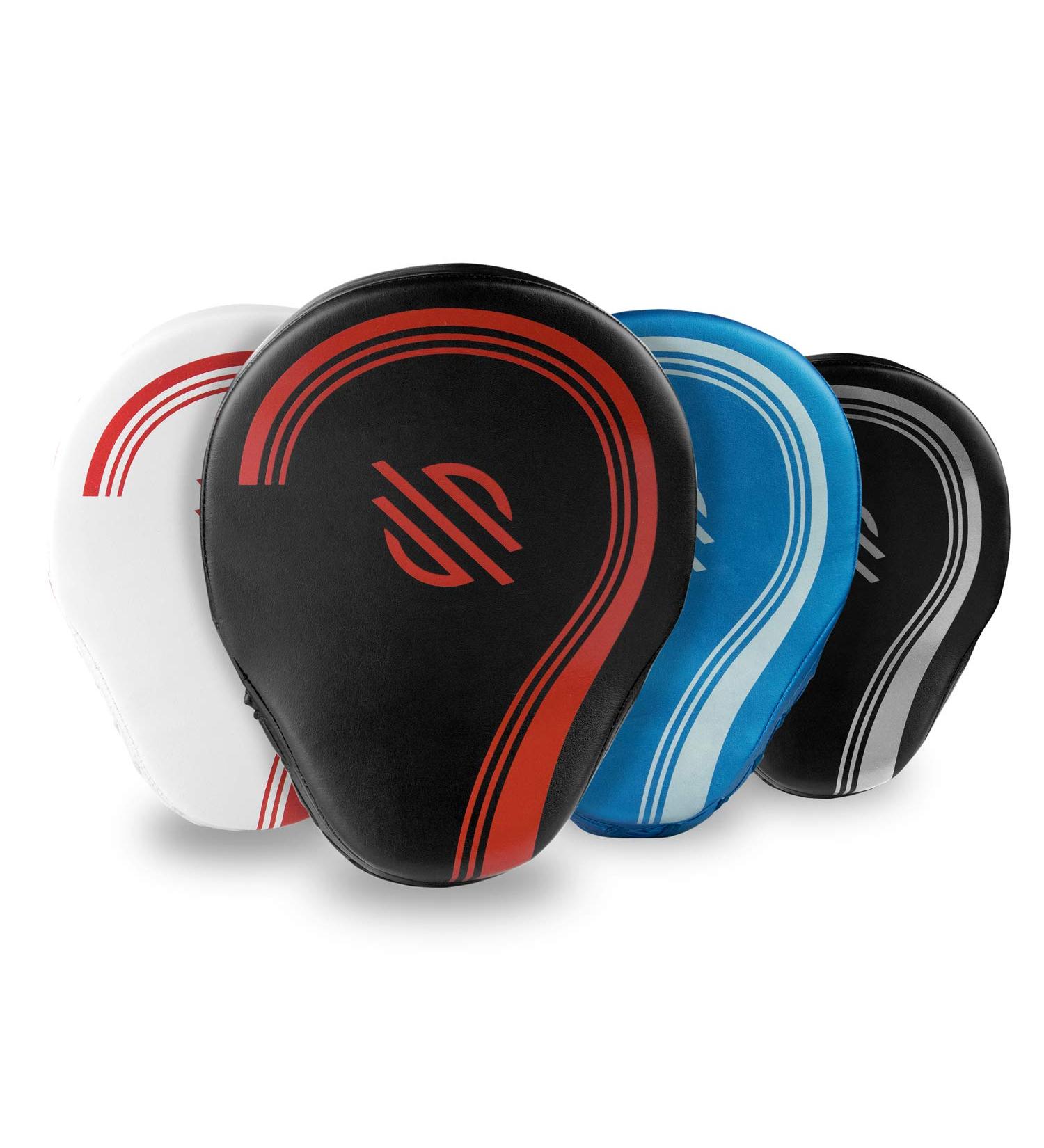 Sanabul Core Series Curved Punching Mitts - GunMetal | MMA & Boxing Training Gear - Buy Online on GoSupps.com