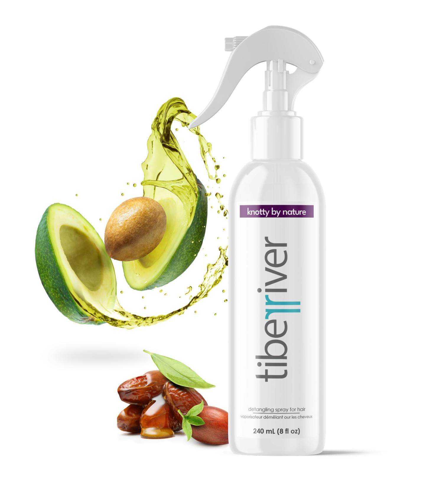 Leave In Conditioner Detangler Spray: Leave In Conditioner Spray for Curly Hair - For Kids & Adults with Avocado & Jojoba Oils Ultimate Shine & Manageability Say Goodbye to Knots and Tangles - Buy Online on GoSupps.com