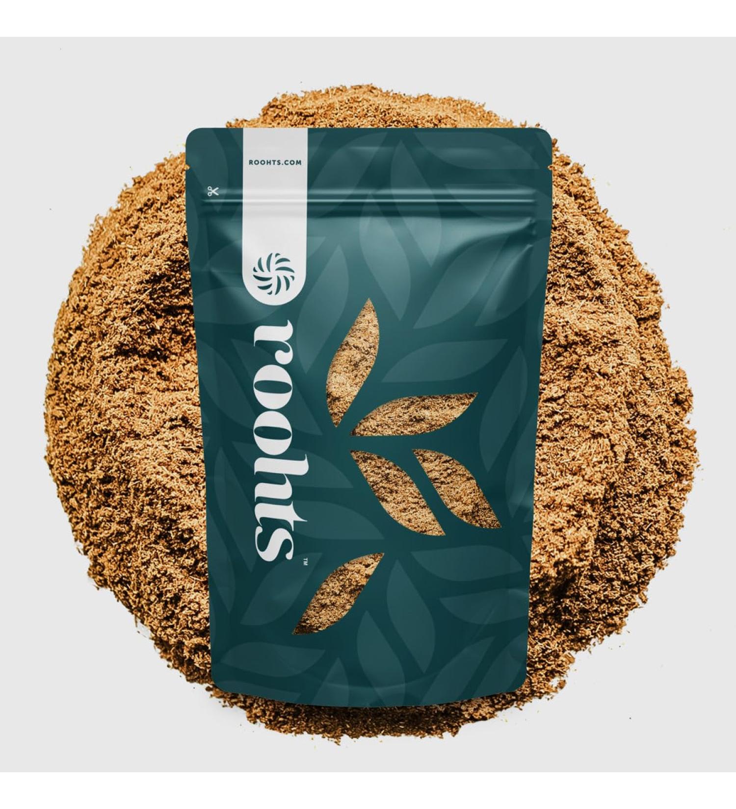 Roohts Coriander Powder| 100g | Ground Coriander Powder | Dhania | Cilantro Powder | Vegan | Premium Quality | 100% Natural | Ground Powder | Aroma/Flavour | Kitchen Spices - Buy Online on GoSupps.com