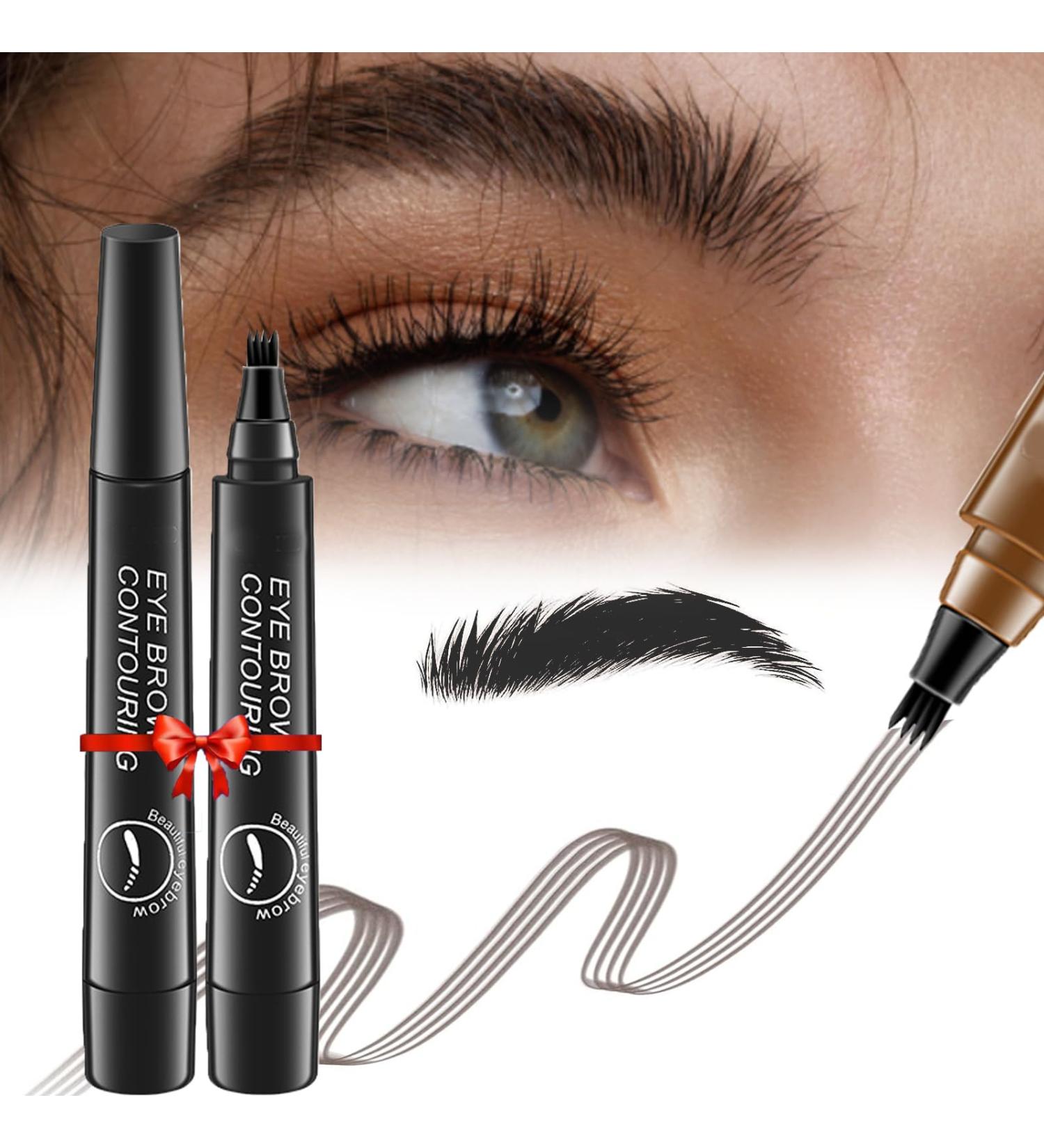 2PCS Glowly Secret - Glowly Secret Eyebrow Pen 2024 New Magic Eyebrow Pencil Magical Precise Waterproof Brow Pen Eyebrow Contouring Pen Waterproof and Smudge-Proof (Gray Brown 2pcs) - Buy Online on GoSupps.com