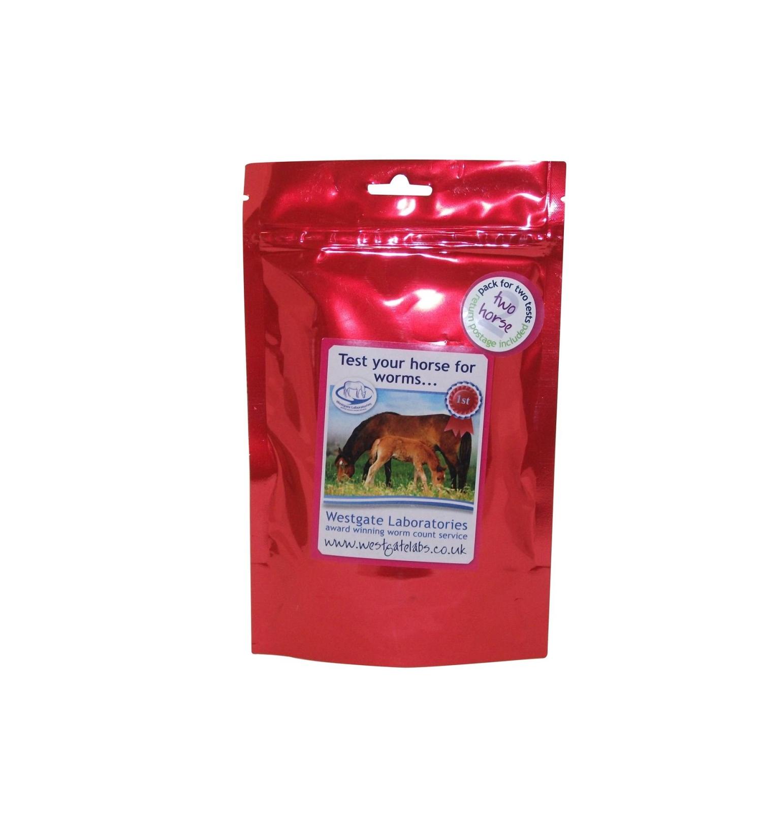 Westgate Laboratories Worm Count Kit Two Horses - Clear Two Horses