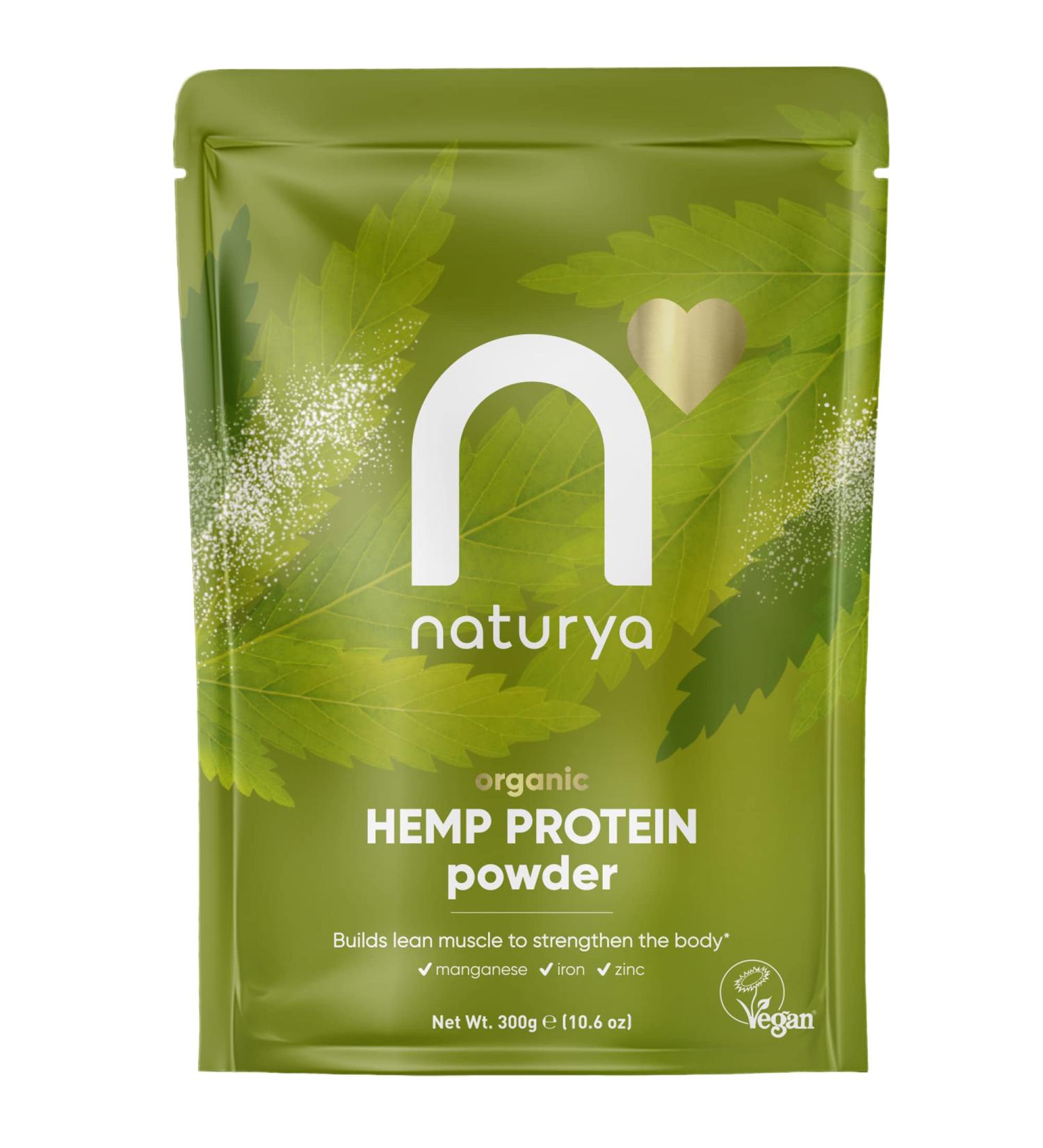 Naturya Organic Hemp Protein Powder 300g - Plant-Based Superfood Supplement - Buy Online on GoSupps.com