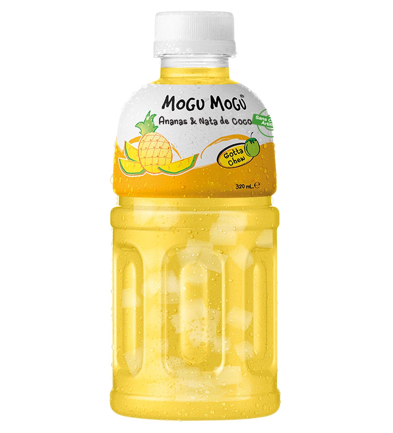 Mogu Mogu MOGU MOGU Coconut Nata Drink / Pineapple Juice 24 x 320 ml