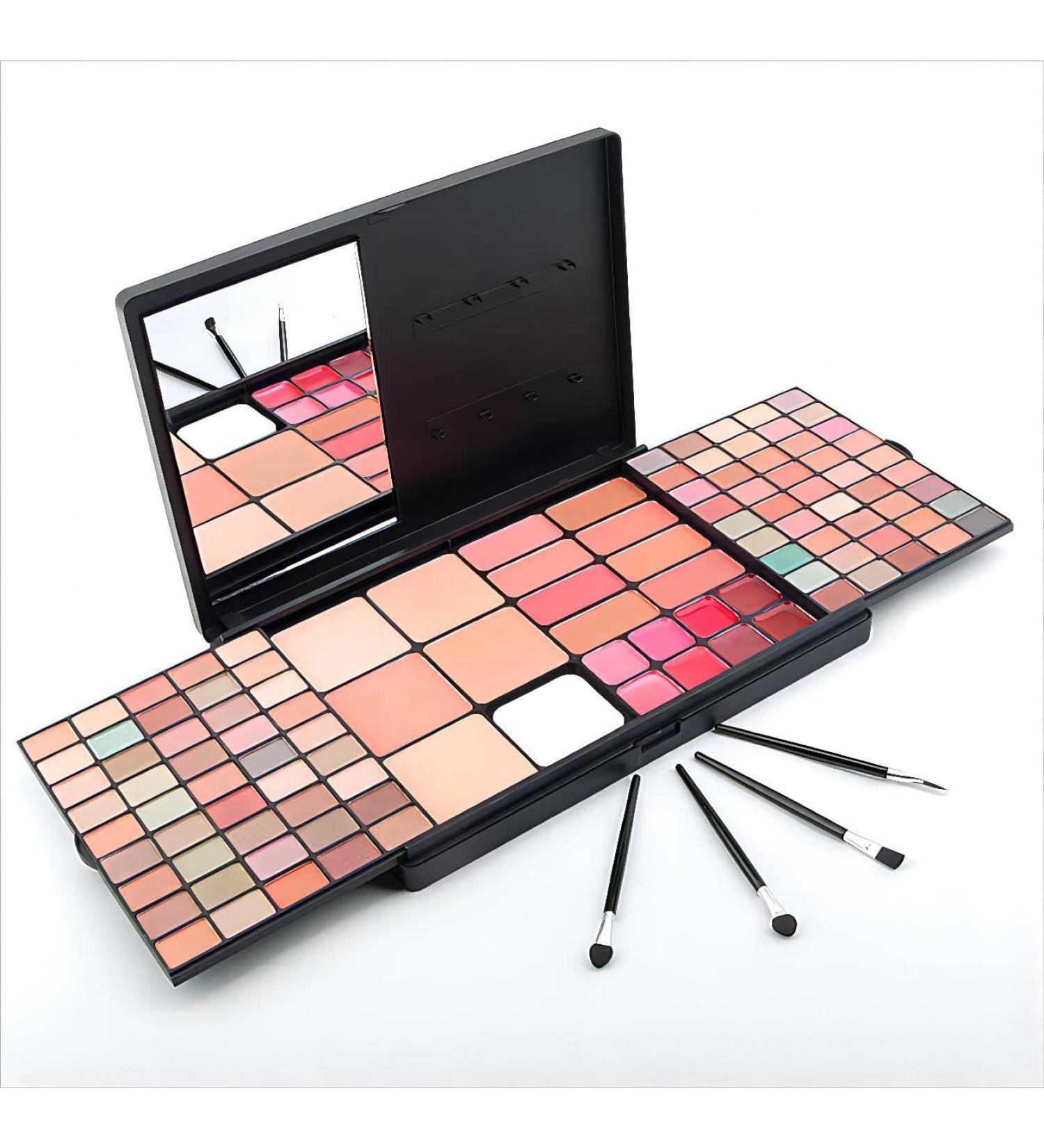 YARLADY Professional Multi-in-one Makeup Gift Kit for Women - 112 Piece Cosmetic Palette Set with Eyeshadow, Lip Gloss, Blush, Concealer, Brushes, and Mirror Makeup Set Combo for Complete Looks - Buy Online on GoSupps.com