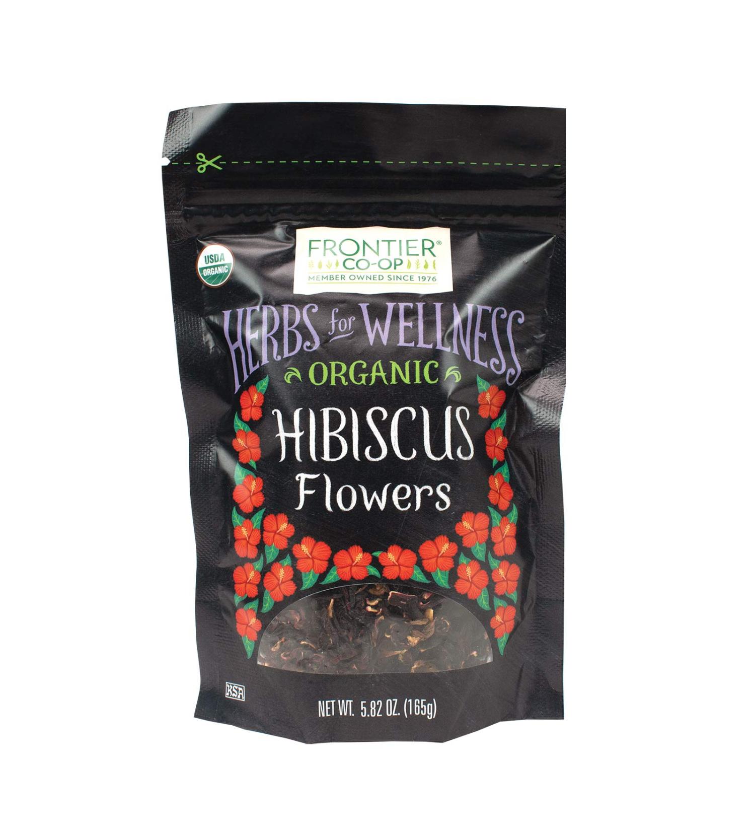 Buy Frontier Co-op Organic Hibiscus Flowers 5.82 oz - Premium Dried Hibiscus Tea - Buy Online on GoSupps.com