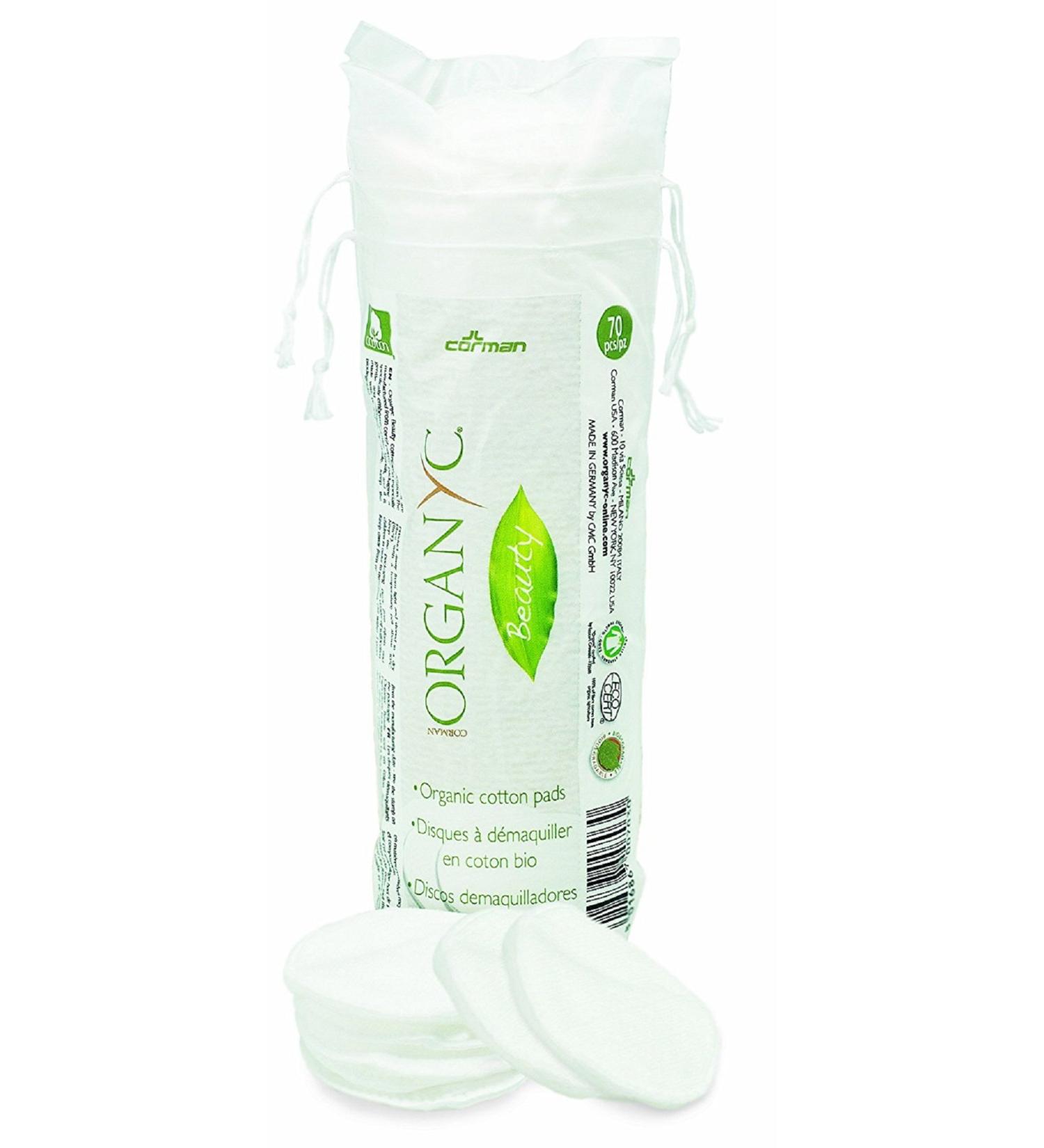 Organyc Certified Organic Cotton Rounds 70 Count (Pack of 6)