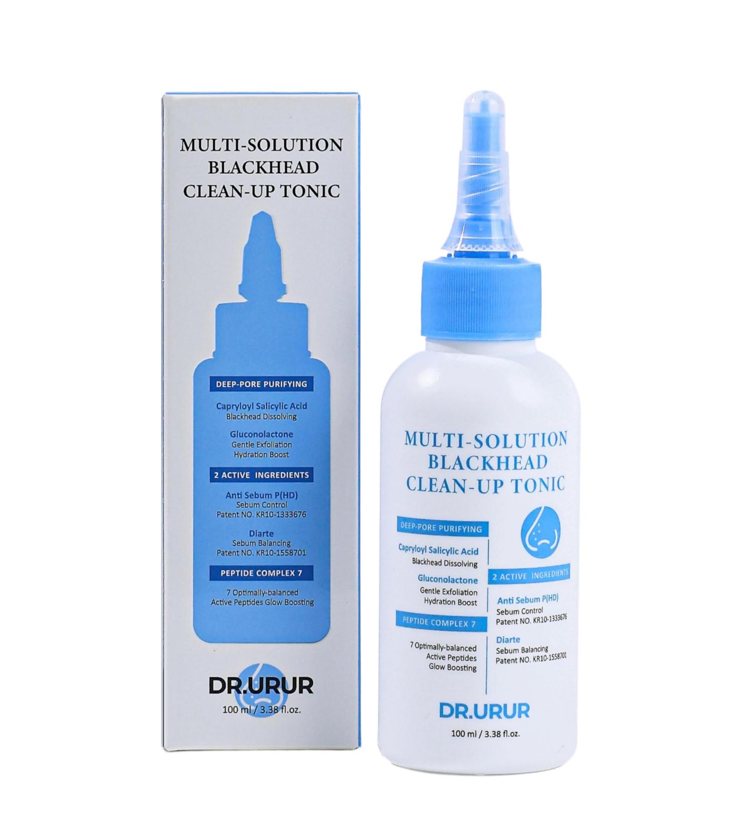 DR.URUR Blackhead Control Toner with LHA + PHA for Pore Care Oil Balance & Smooth Skin 100ml - Buy Online on GoSupps.com