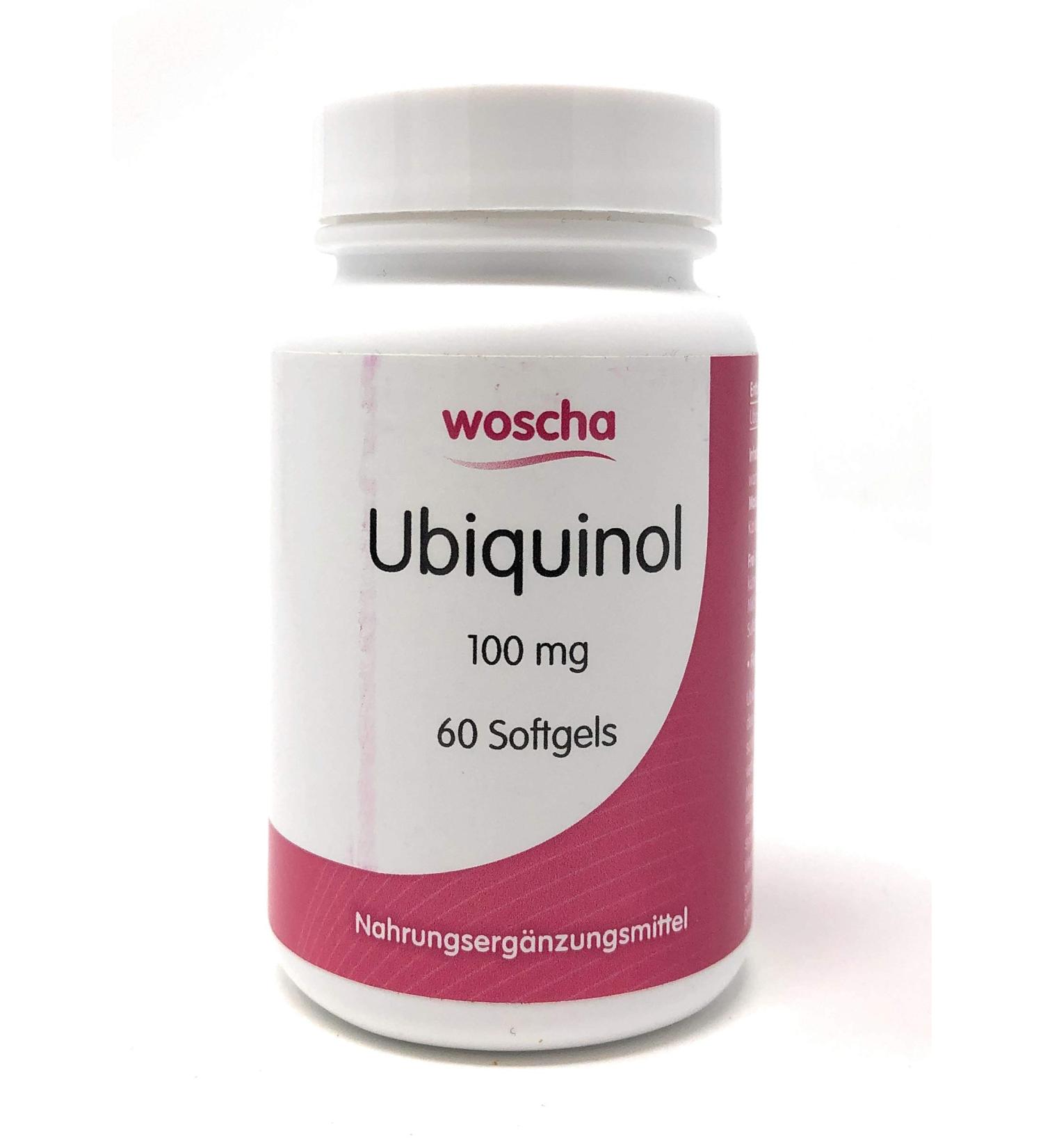Buy Woscha Ubiquinol 100mg Softgels (60 Count) - Premium Antioxidant Supplement for Heart Health - Fast International Shipping - Buy Online on GoSupps.com