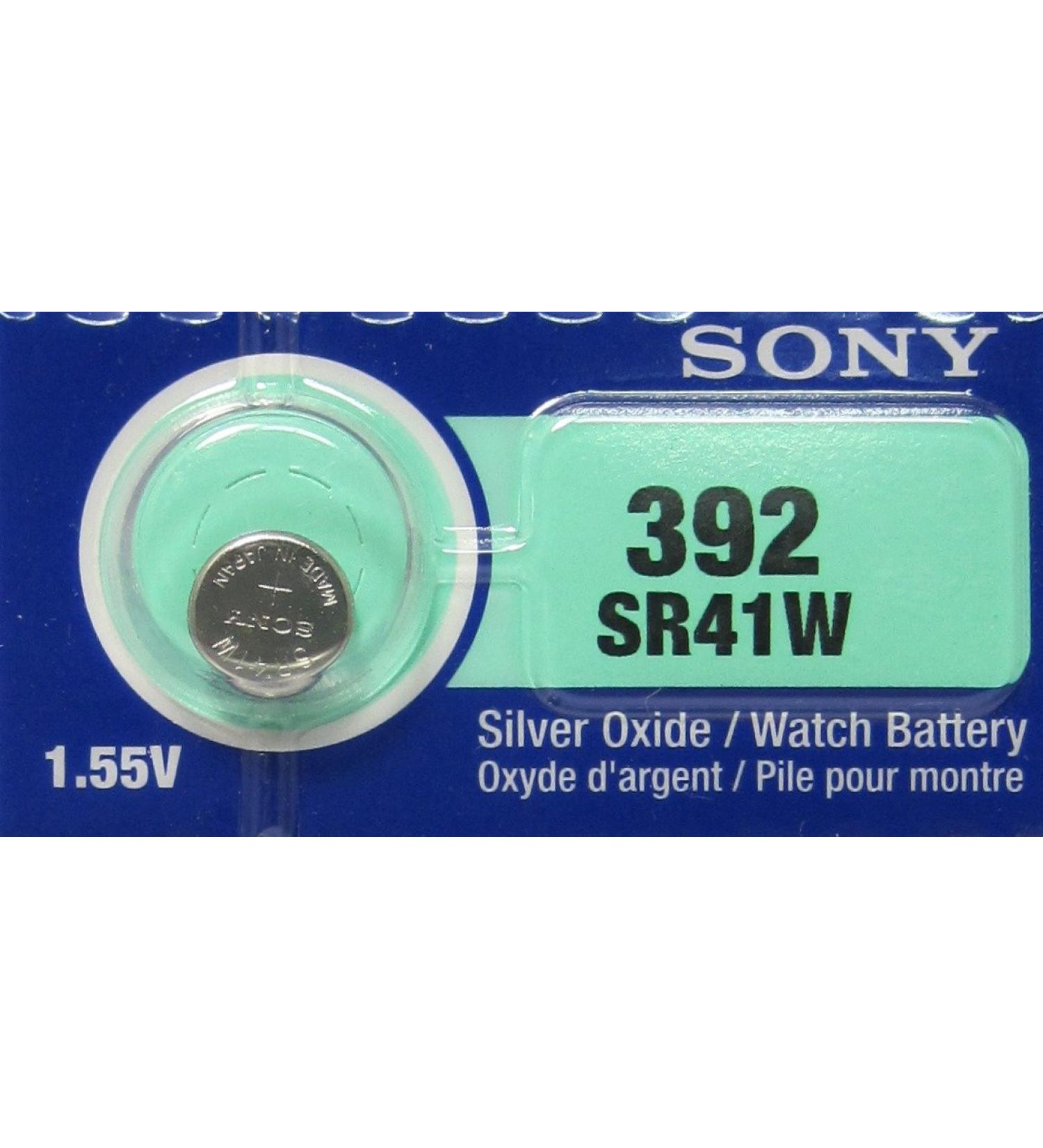 392 - SR41W - LR41 - AG3 Sony Button Cell Watch Battery
