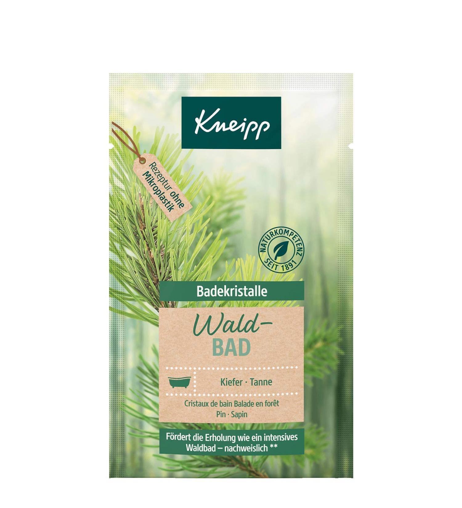 Kneipp Forest Bath Crystals - Pine & Fir Pack of 12 (12x60g) - Try Our Soothing Bath Experience - Buy Online on GoSupps.com