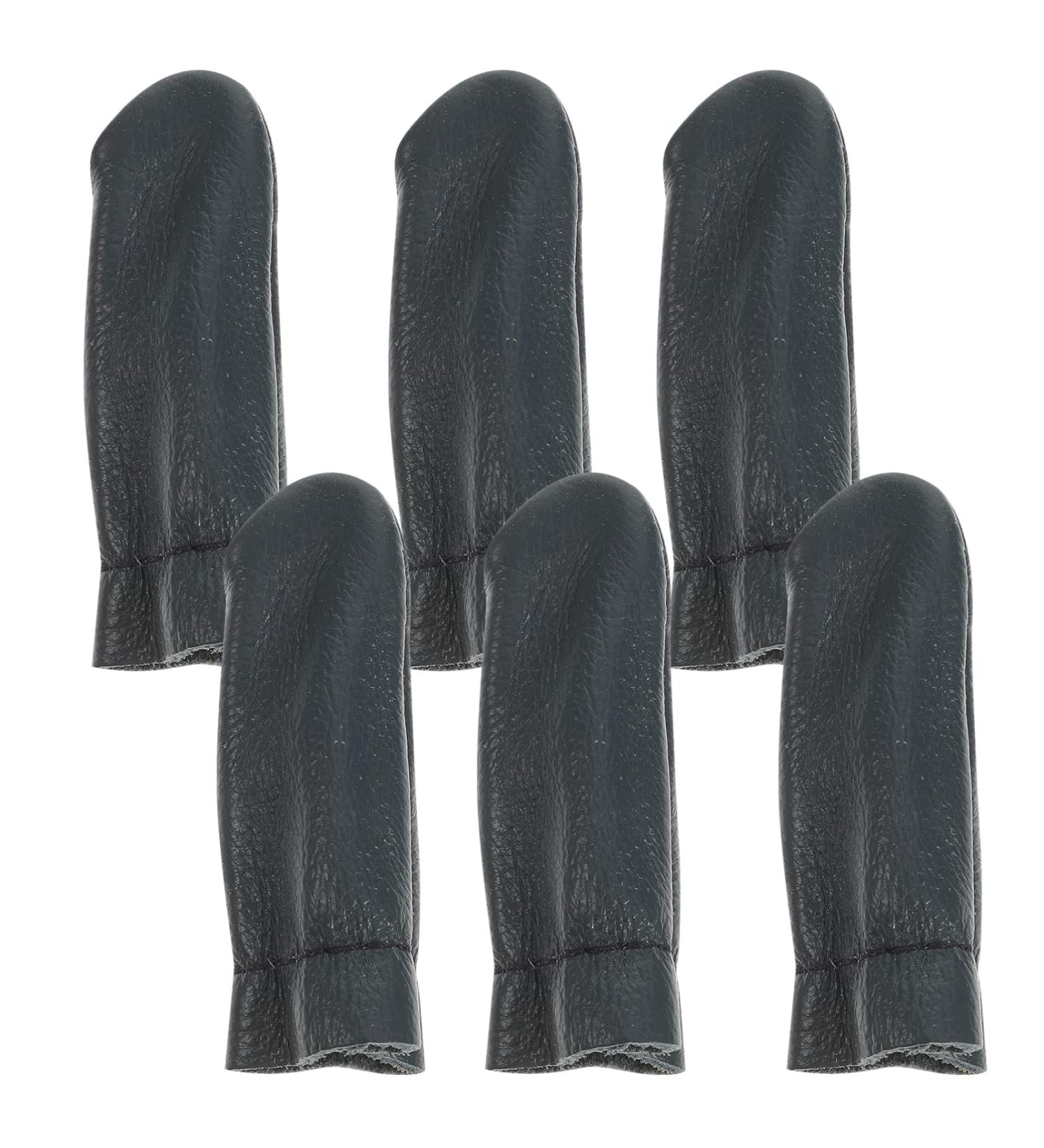 Healifty Needle Felting Leather Finger Protector Gloves - 6PCS Random Color - Craft Tools for Hand Sewing and Needlework - Buy Online on GoSupps.com