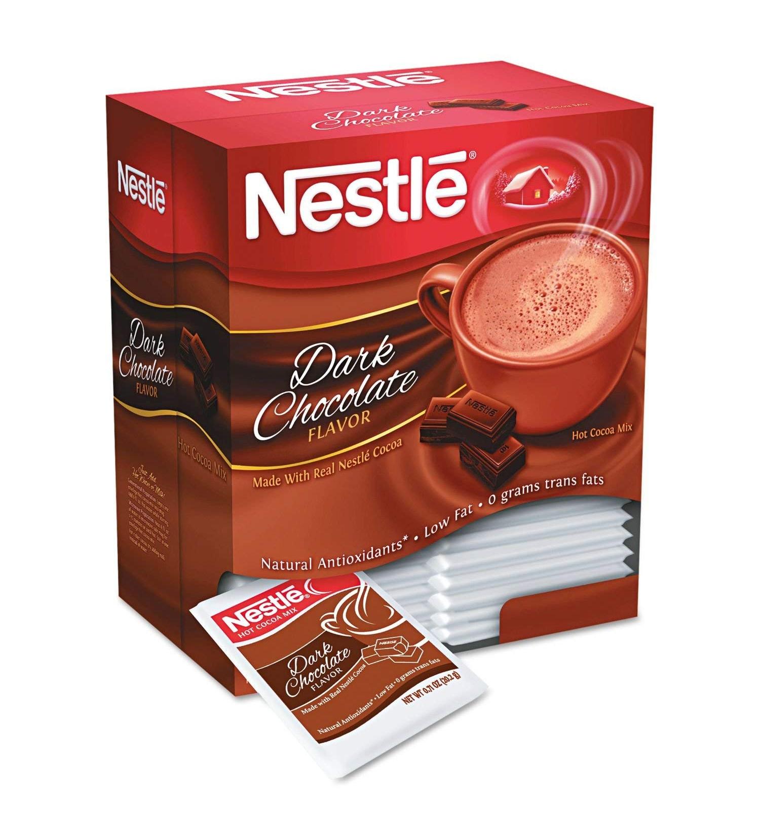 Nestle Dark Chocolate Hot Cocoa Mix - 50 single serve packets