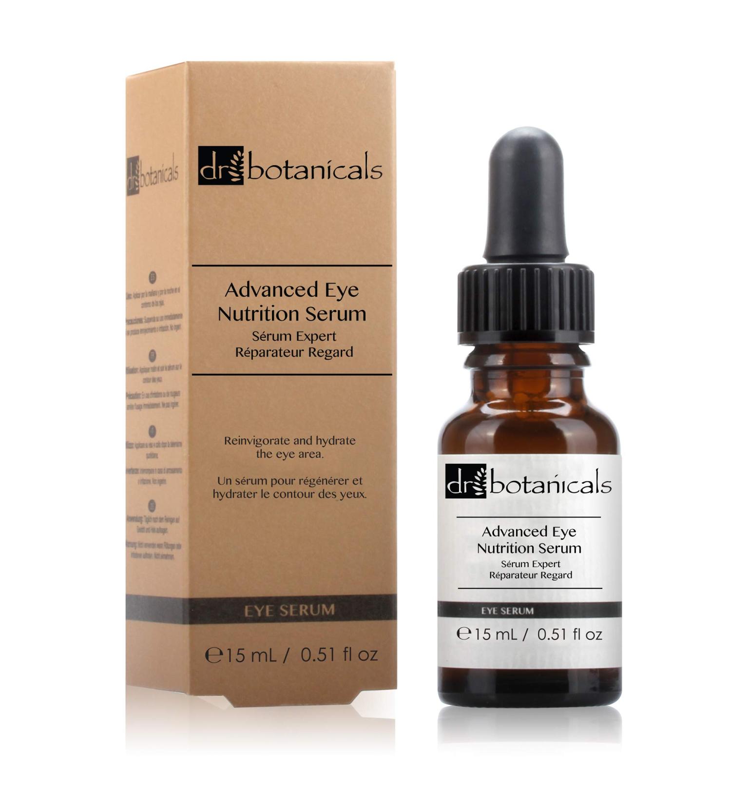 Dr Botanicals Advanced Eye Nutrition Serum 15ml - Rejuvenate & Brighten Under Eye Area - Free International Shipping - Buy Online on GoSupps.com