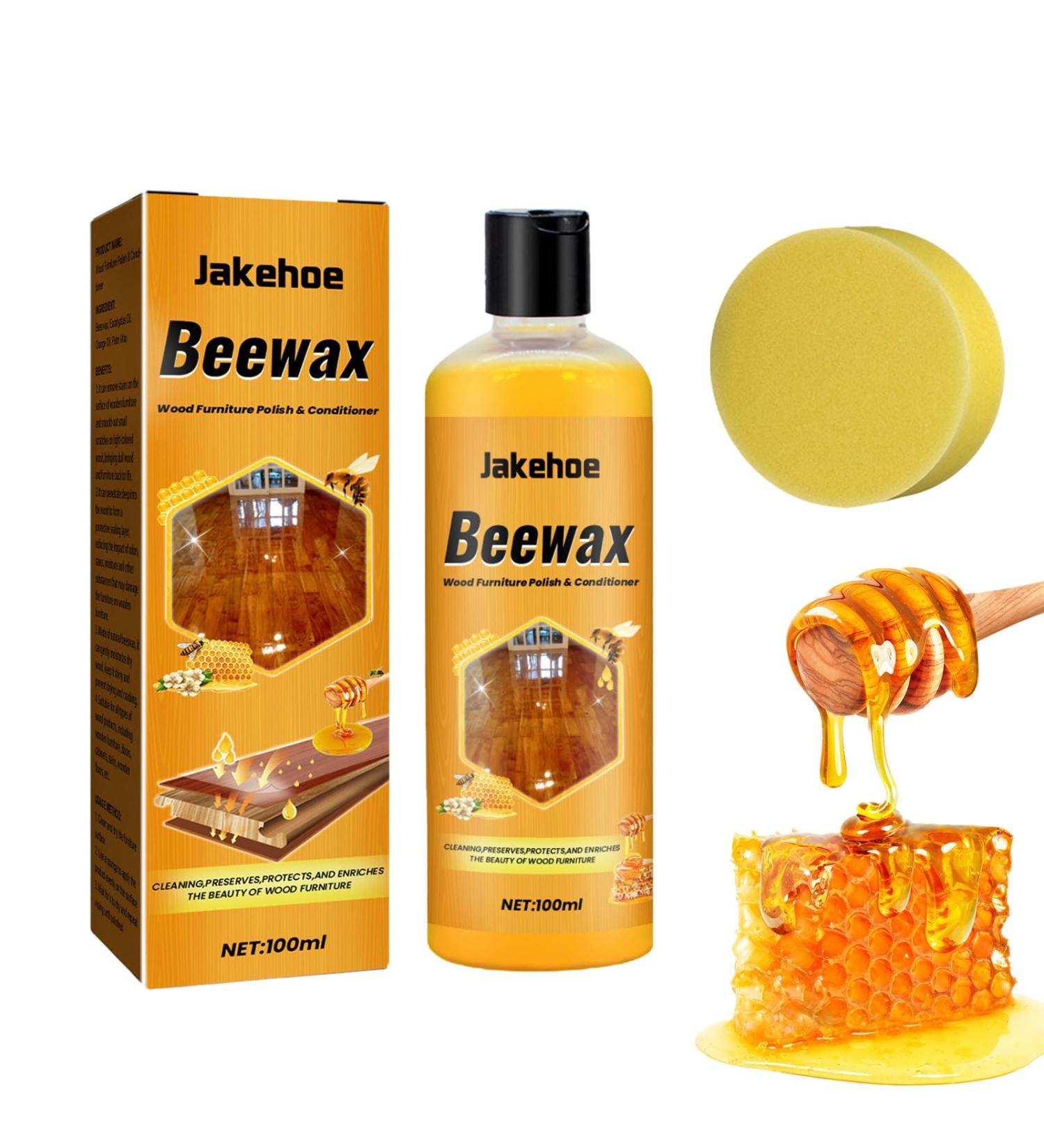 Bee's Wax Furniture Polish Agent - 100ml Natural Bee Wax Polish | Protective Wood Cleaner Spray Multifunctional Furniture Polish for Wood Multisurface Dtt - Buy Online on GoSupps.com