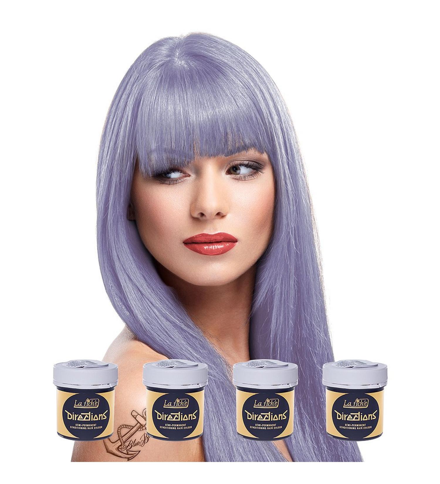 La Riche Directions Semi-Permanent Hair Colour Dye - Wisteria (Box of 4) | International Shipping Available - Buy Online on GoSupps.com