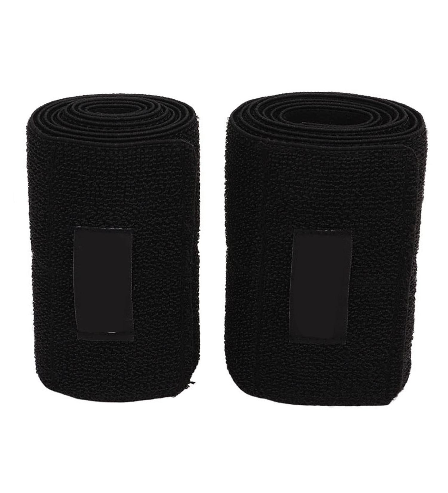 Elastic Bandage Tape for Varicose Veins - Soft Texture & Flexibility - 2 Pieces (Black) | International Shipping Available - Buy Online on GoSupps.com