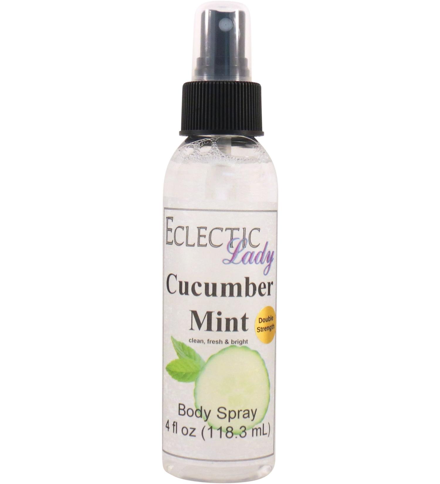 Cucumber Mint Body Spray (Double Strength) 4 ounces Body Mist for Women with Clean Light & Gentle Fragrance Long Lasting Perfume with Comforting Scent for Men & Women Cologne with Soft Subtle 4 Fluid Ounces (Double Strength) - Buy Online on GoSupps.com