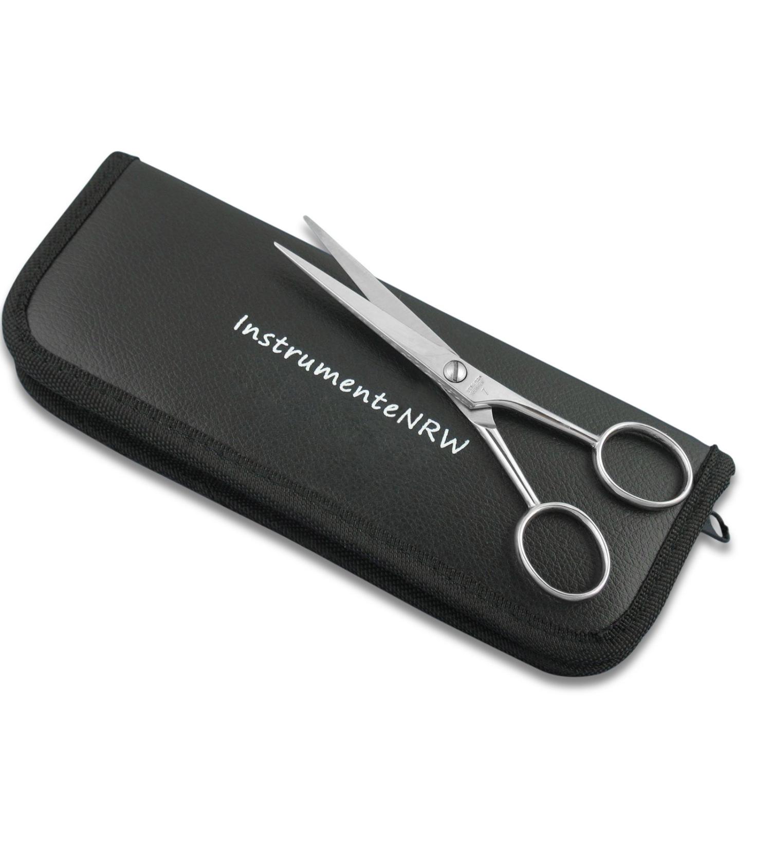Premium Japanese Hairdressing Scissors No.18 - 5 Micro-Toothed with Storage Etui | RW Solingen Quality - Buy Online on GoSupps.com