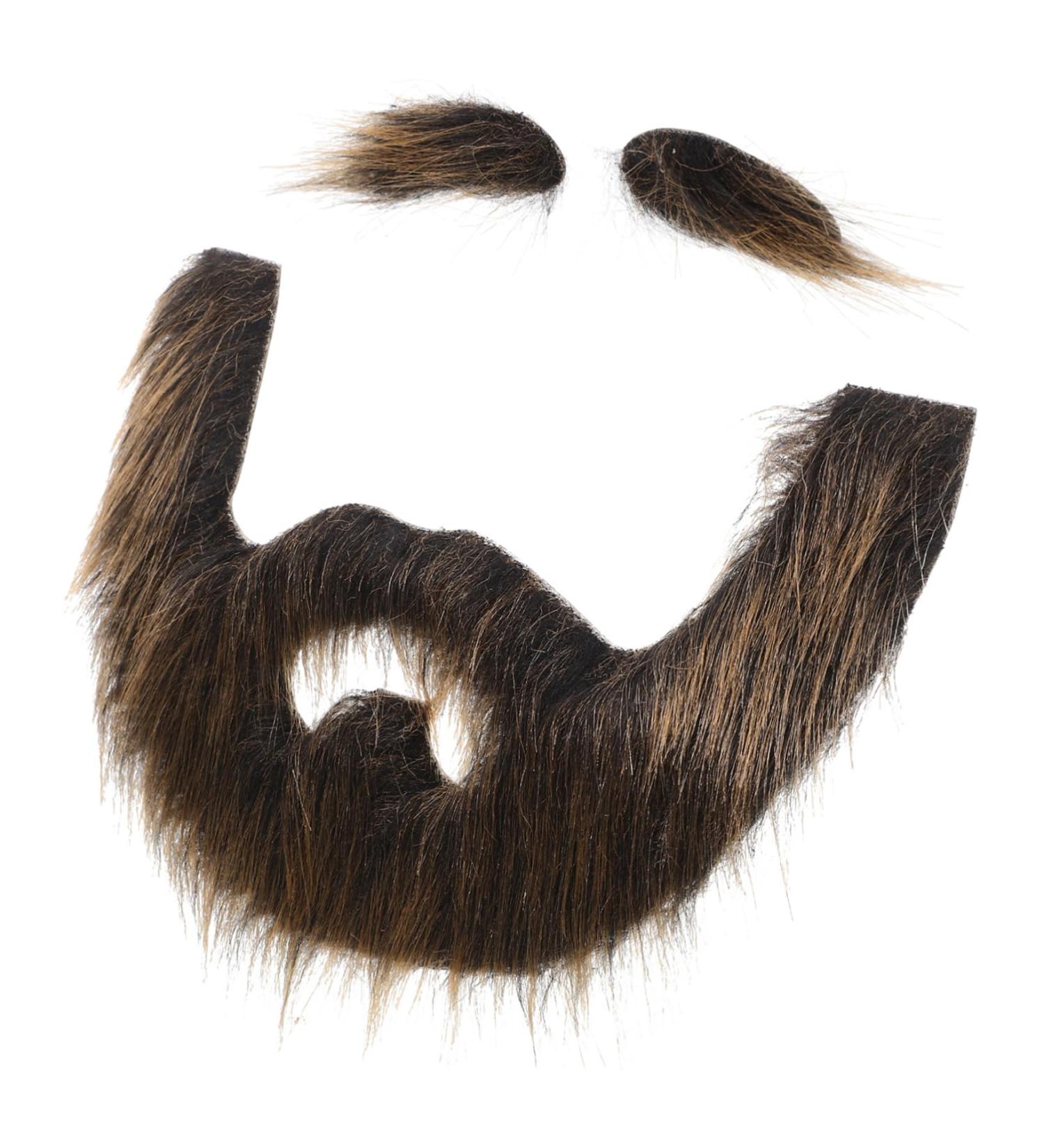 WOONEKY 1 Set Beard Dress up Man Dress up Pirate Beard Fake Beard DIY Fake Mustache Viking Costume Plush - Buy Online on GoSupps.com