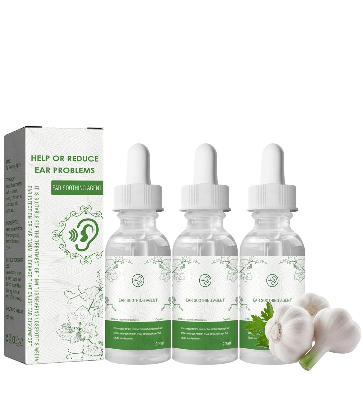 Tinnitus Relief: ARSICOR Organic Herbal Drops for Ringing Ears (3 pcs) - Buy Online on GoSupps.com
