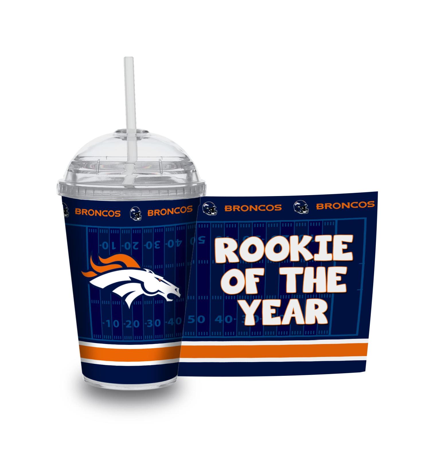 Rico Industries NFL Football 12oz Team Color Laser Engraved Youth Plastic Tumbler for NFL Fans Denver Broncos - Buy Online on GoSupps.com