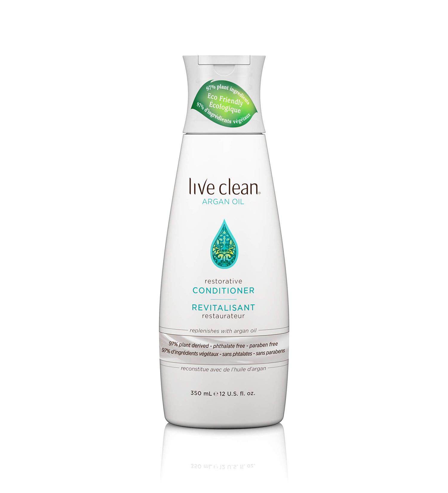 Live Clean Restorative Conditioner with Argan Oil - 12 fl oz | Nourish & Revitalize Hair - Buy Online on GoSupps.com