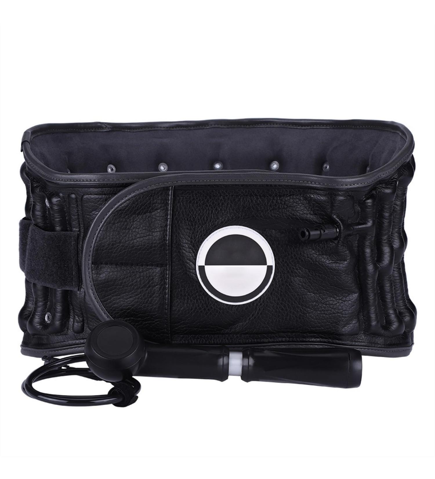 Premium Return Decompression Belts | Lumbar Support for Lower Back Pain Relief | Effective Back Traction Equipment (Color: SVA SVART) - Buy Online on GoSupps.com