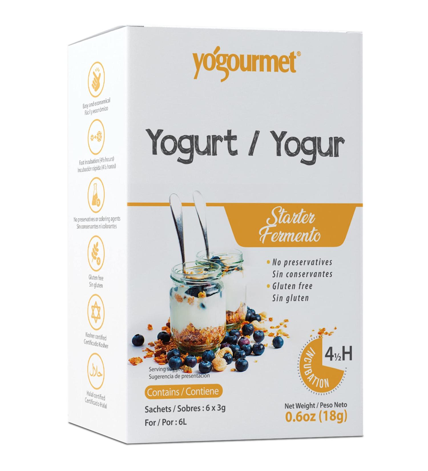 Yogourmet Freeze Dried Yogurt Starter - 0.6 Oz - Pack of 1 - Buy Online on GoSupps.com