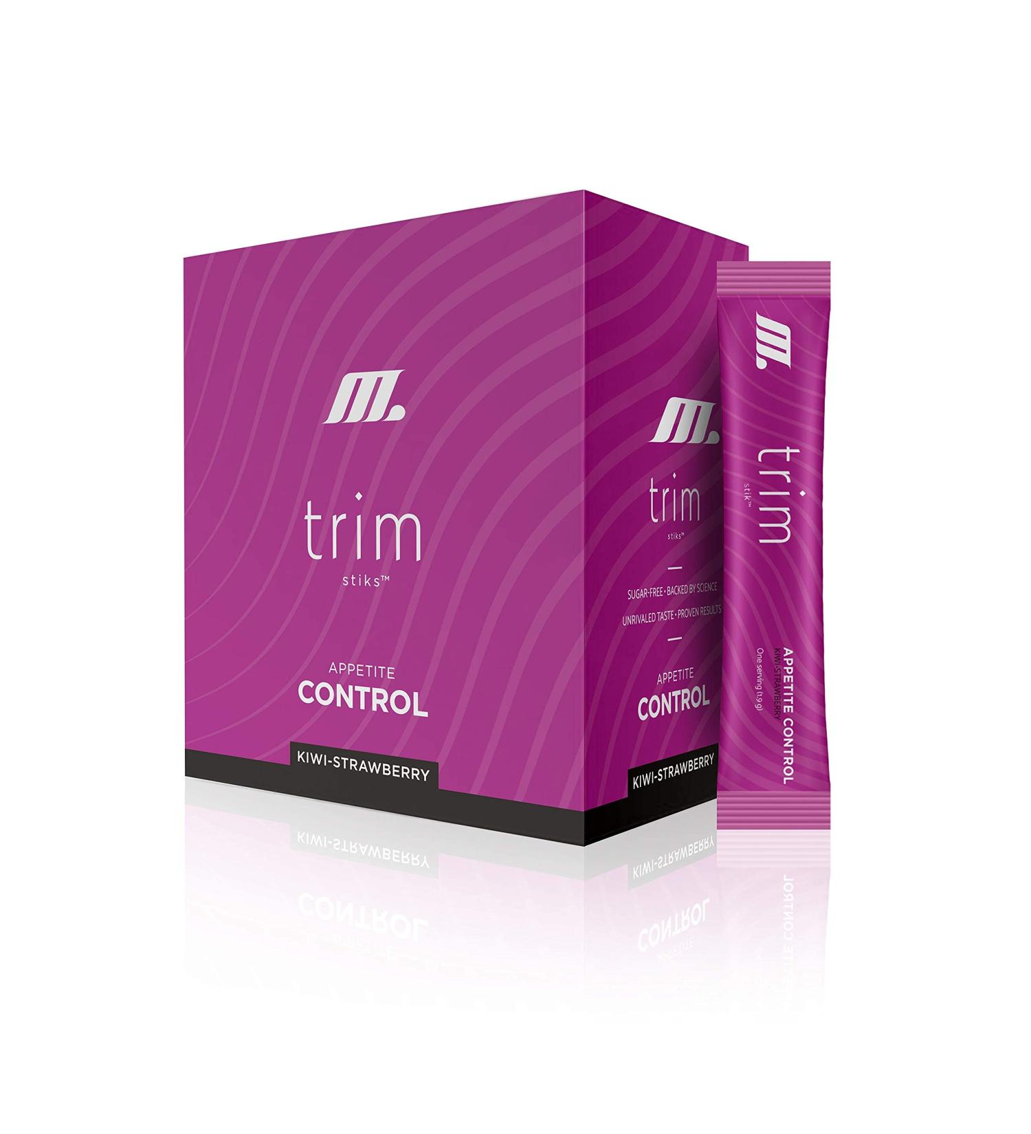 TRIM Stik  Appetite Control  Delicious Kiwi Strawberry beverage  low-calorie  30 ct. servings was Slim.Stik)