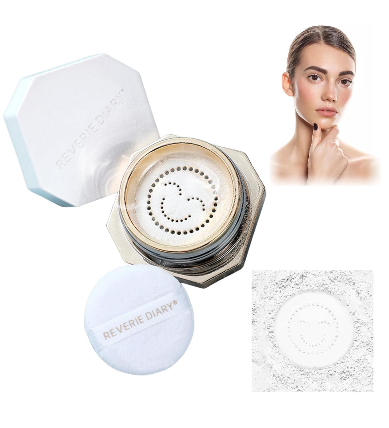 Setting Powder Makeup | Oil Control Pressed Setting Powder - 12g Clean Matte Pressed Powder Loose Setting Powder Clarifying Finishing Powder Matte Pressed Setting Powder Long-lasting Compact Pochy 02*transparent Pearl - Buy Online on GoSupps.com