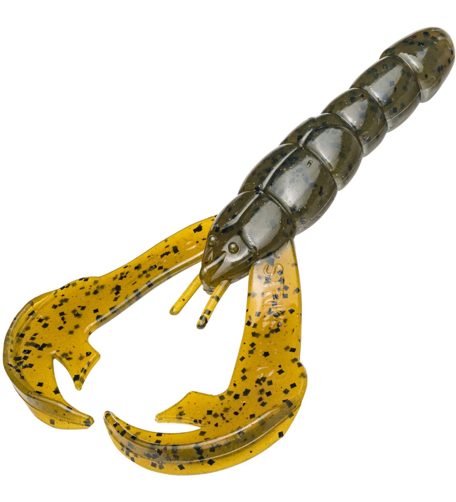 Strike King Rage Tail Craw 46 - Green Pumpkin 4-Inch