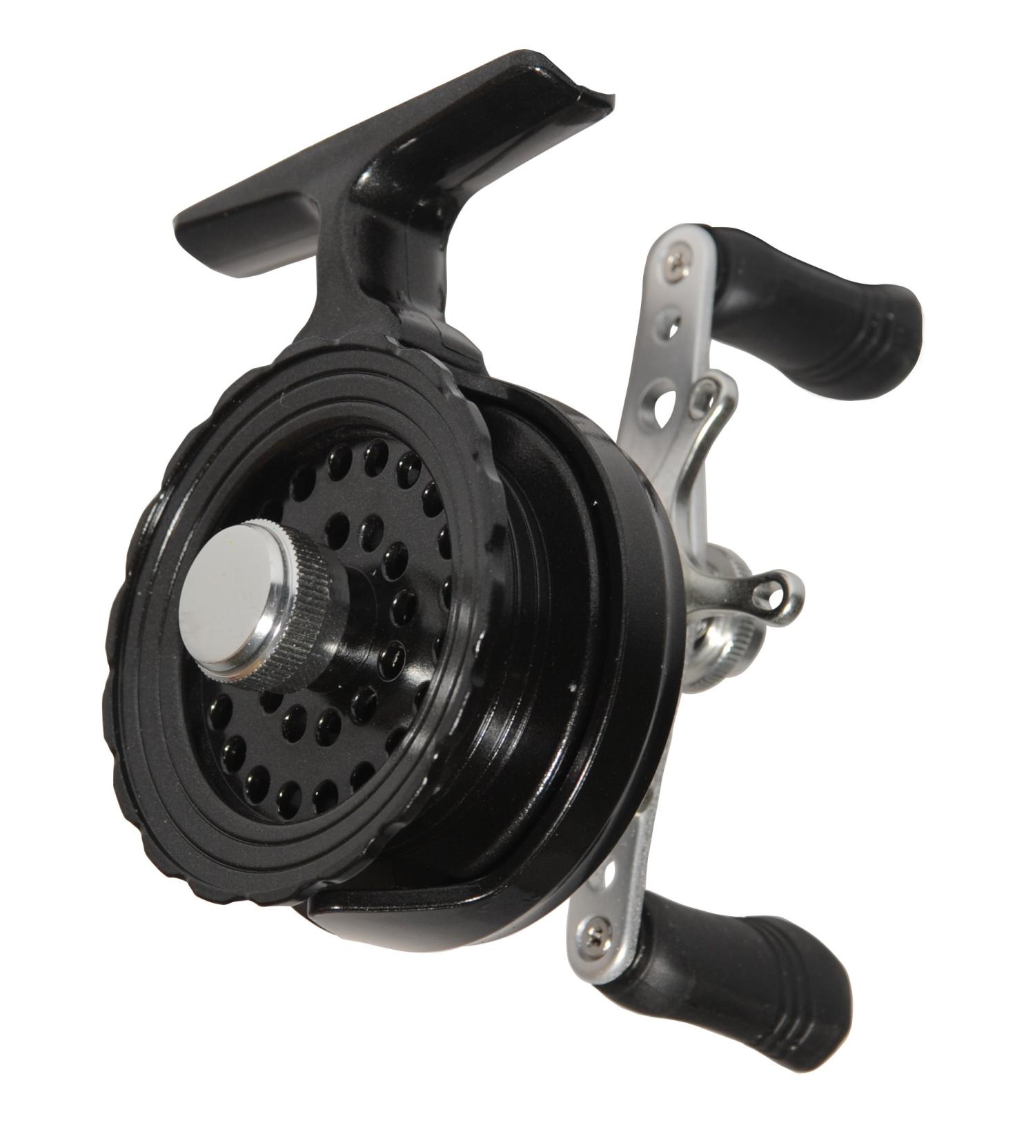 Eagle Claw in Line Ice Fishing Reel Black