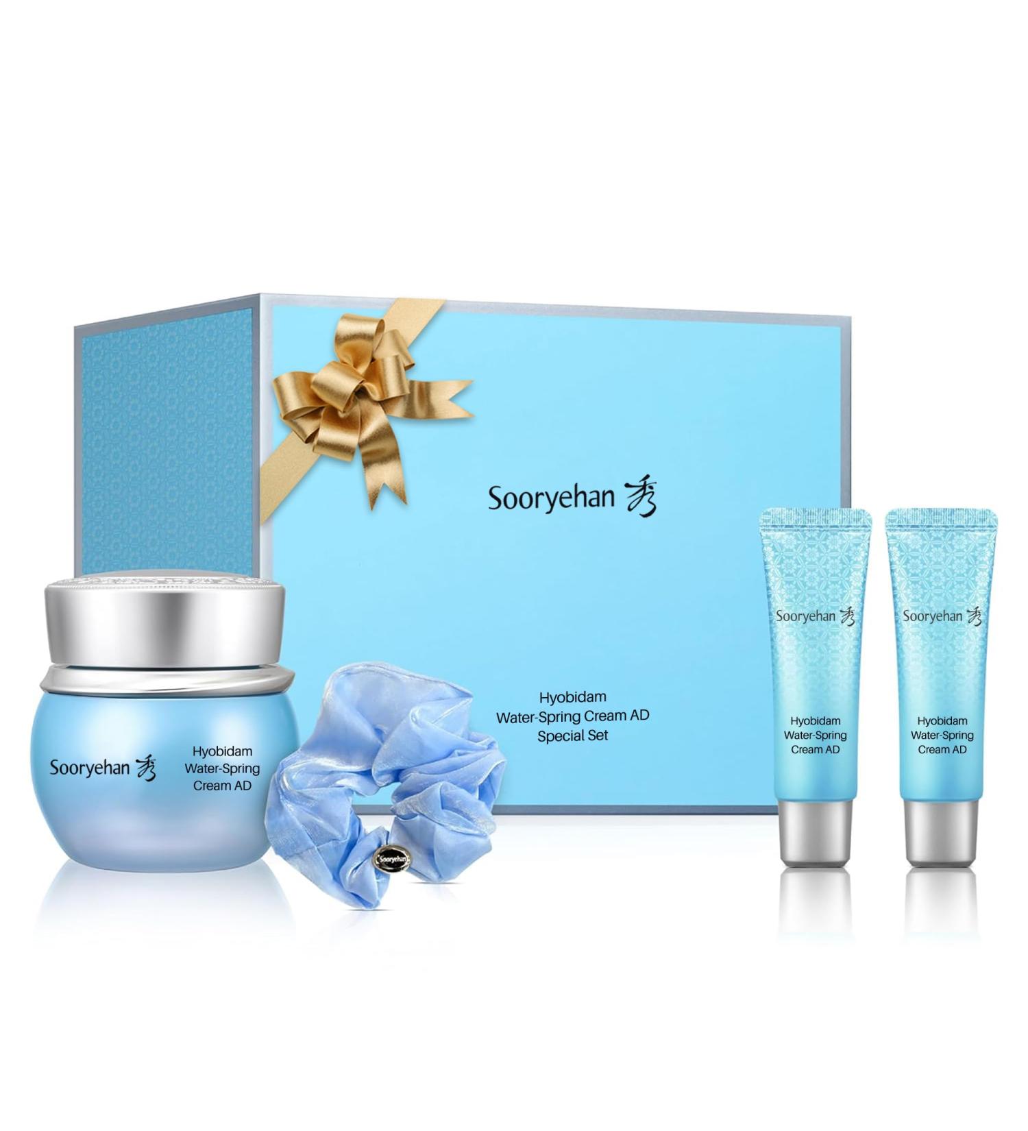 Sooryehan Water Spring Cream AD Amazon Set - Korean Moisturizer for Deep Hydration & Elasticity | Fermented Ginseng & Hyaluronic Acid by LG Beauty (4.2fl oz - Buy Online on GoSupps.com