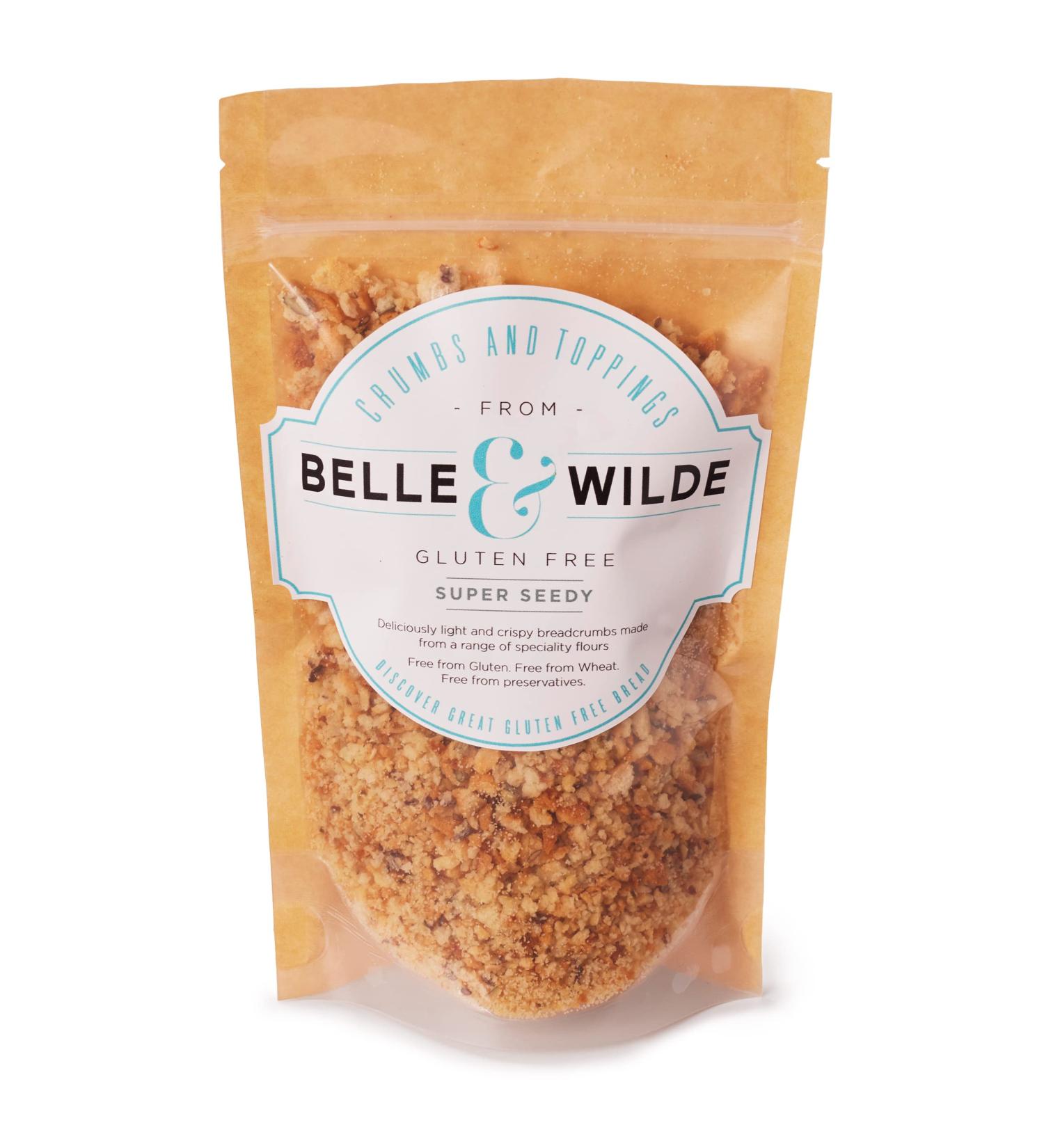Belle & Wilde Super Seedy Breadcrumbs & Toppings | Freshly Baked With No Preservatives I 100% Natural | Suitable For Vegetarians & Gluten Free - Buy Online on GoSupps.com