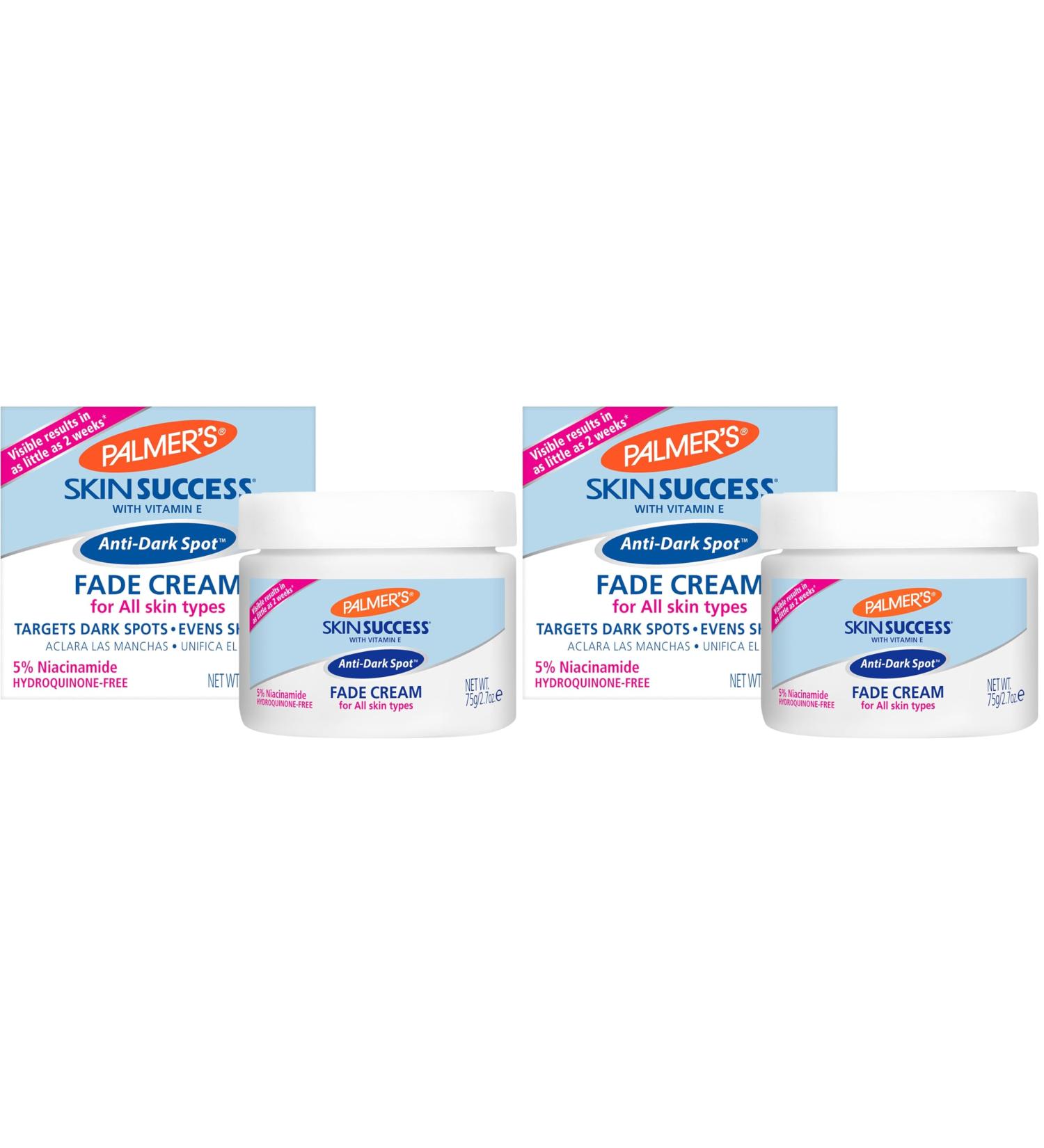 Palmer's Skin Success Anti-Dark Spot Fade Cream with Vitamin E and Niacinamide Helps Reduce Dark Spots and Age Spots Suitable for All Skin Types 2.7 Ounce (Pack of 2) - Buy Online on GoSupps.com