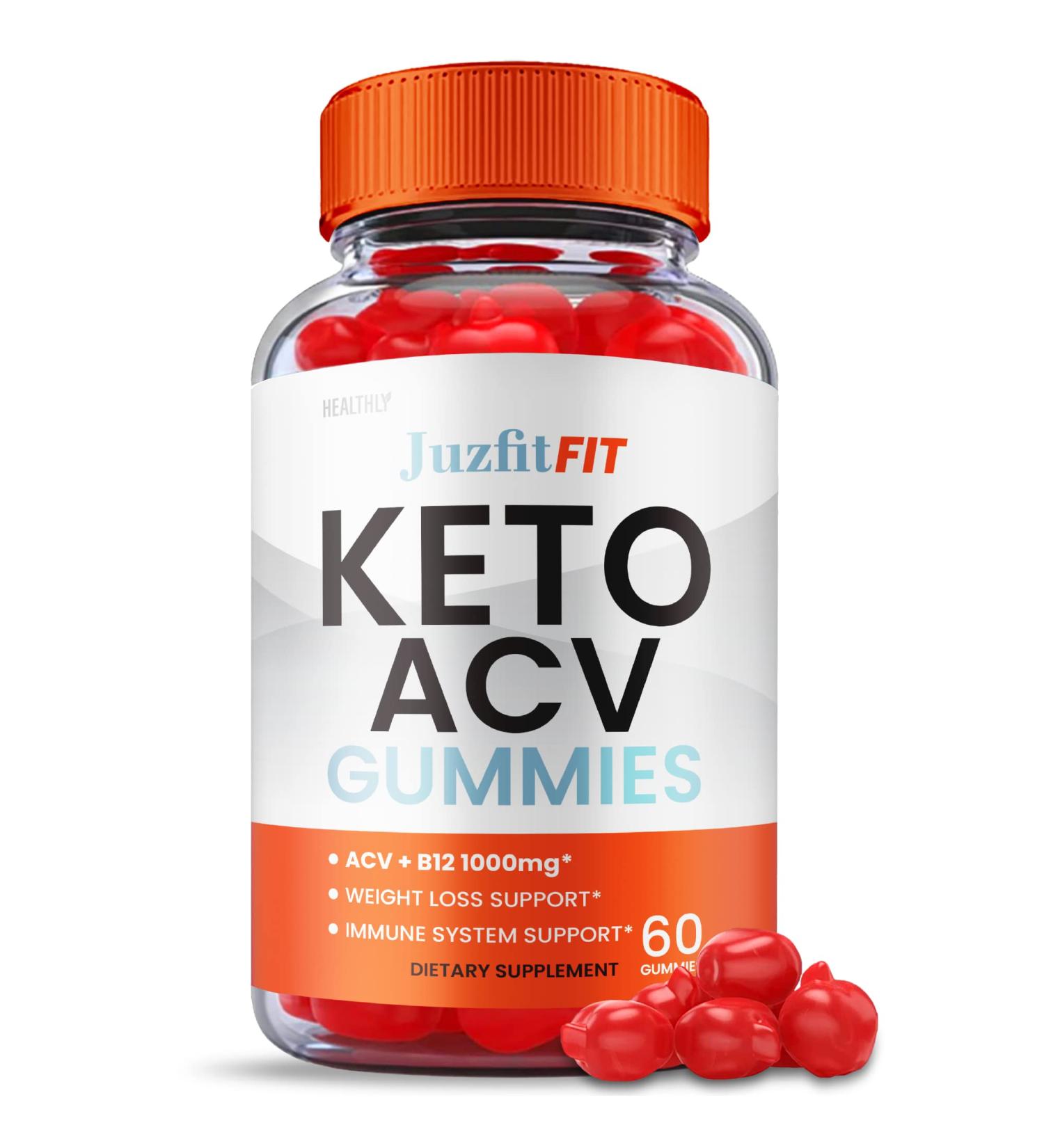 Juzfiit ACV Keto Gummies - Vegan Formula for Weight Loss - 60 Gummies - Buy Online on GoSupps.com