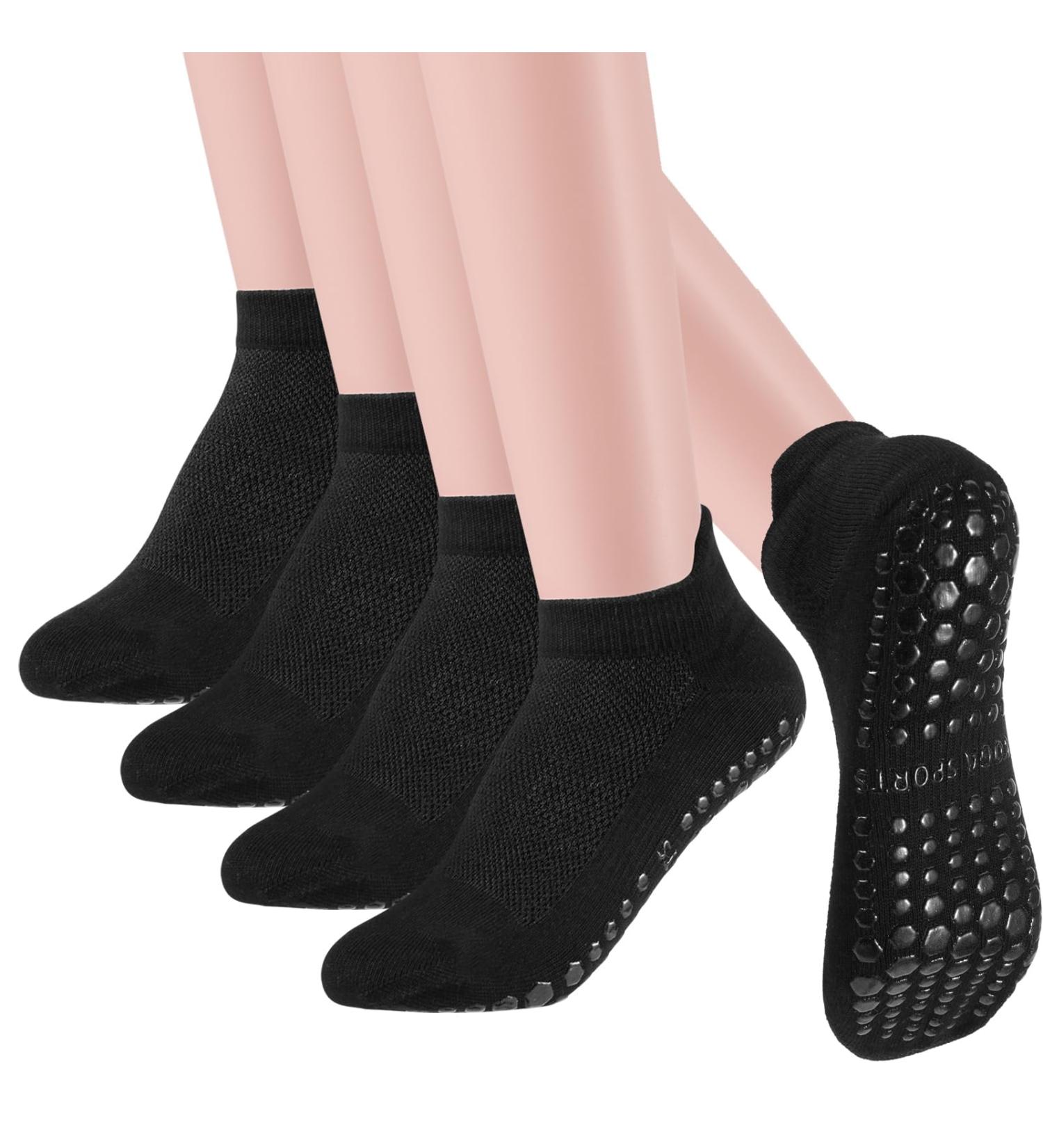 Yamitora Anti-Slip Yoga Socks for Couples | Non-Slip Pilates & Sports Socks for Women & Men | Perfect for Home Hospital & Dance Workouts (Size 36-39) - Buy Online on GoSupps.com