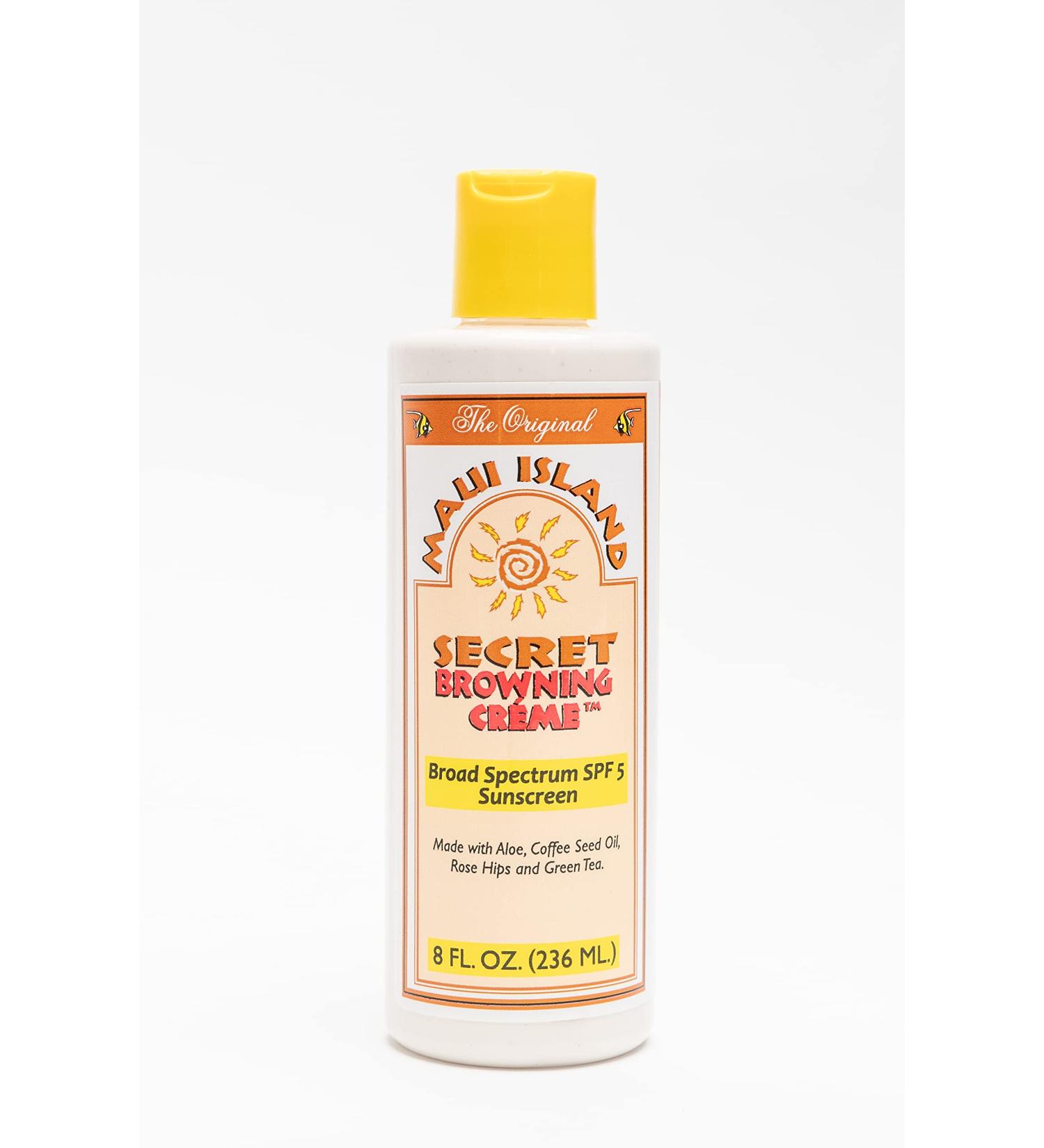 Maui Island Secret Browning Creme SPF 5 8 Oz.