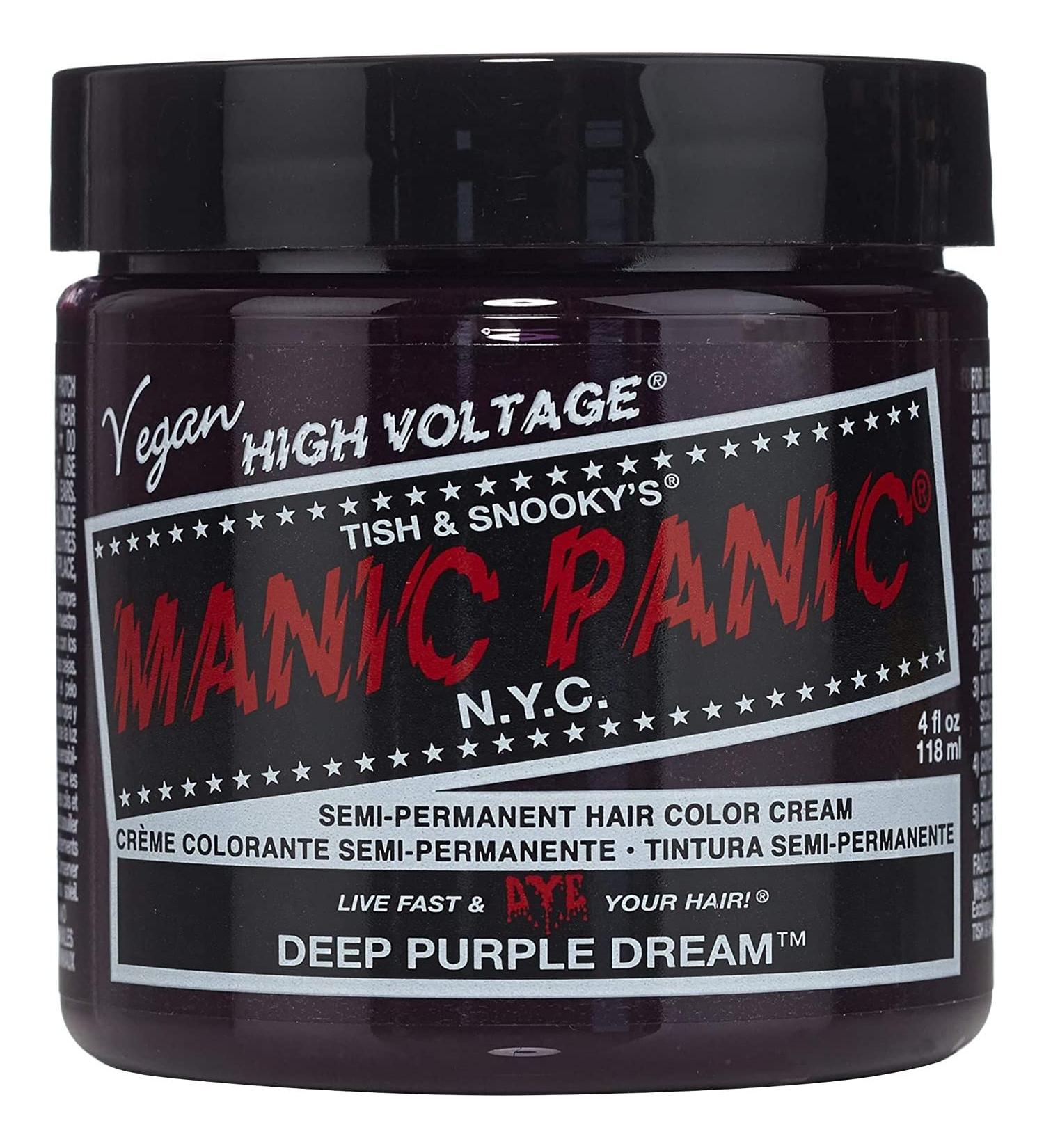 Manic Panic Deep Purple Dream Hair Dye - 4 Fl Oz - Buy Online on GoSupps.com
