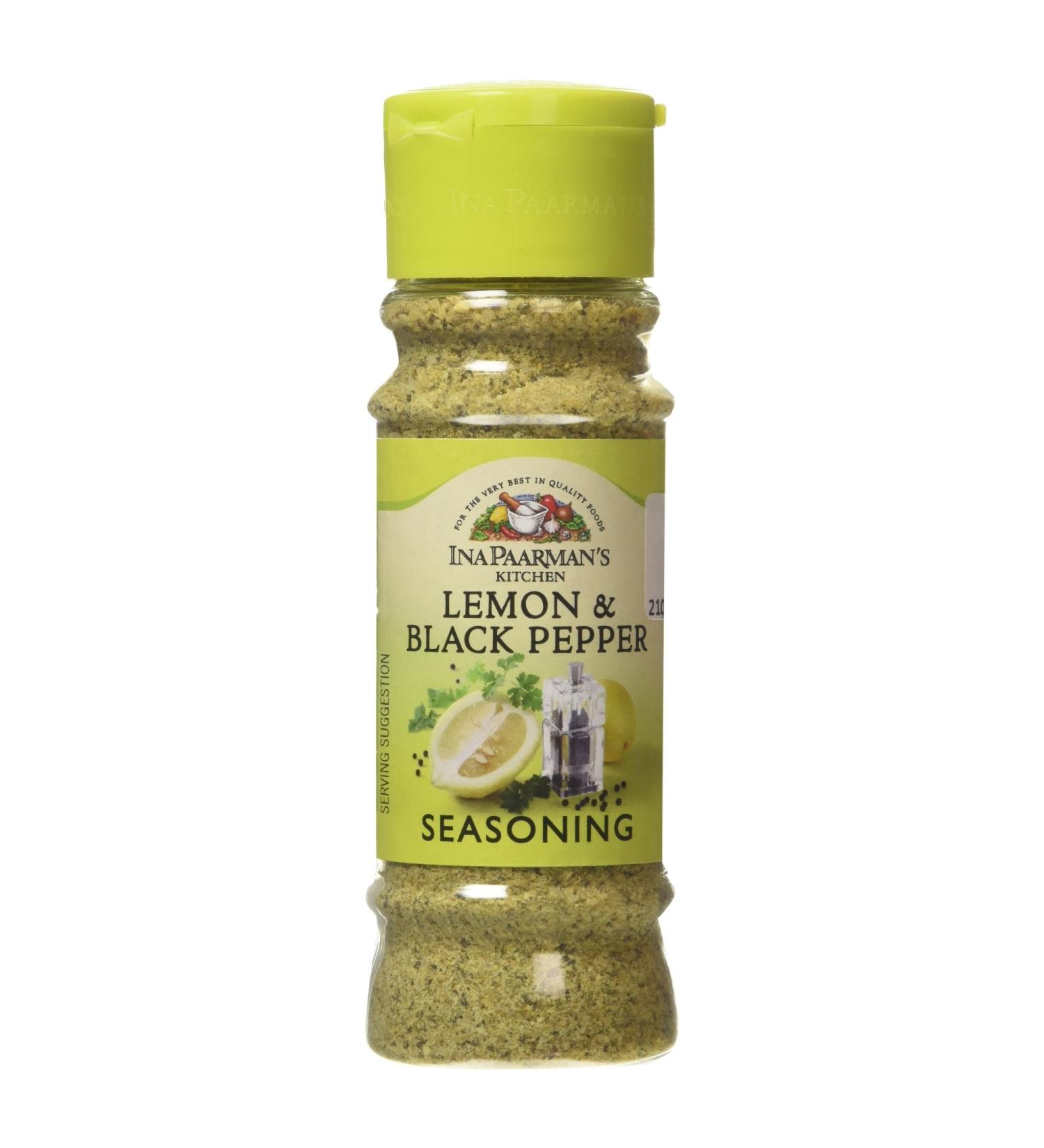 Ina Paarman Lemon & Black Pepper Seasoning 200ml - Buy Online Now! - Buy Online on GoSupps.com