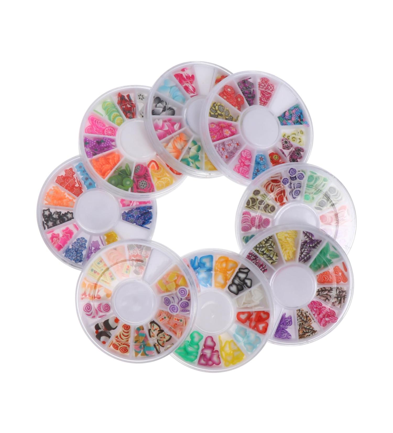 Housoutil 8 Boxes Soft Pottery Diy Nail Decorations Jewels for Nails Clay Fruit Slices Bulk Ornaments Craft Patch Nail Accessories Fruit Pattern Nail Art Patch 3d Polymer Clay Sticker Boxed - Buy Online on GoSupps.com