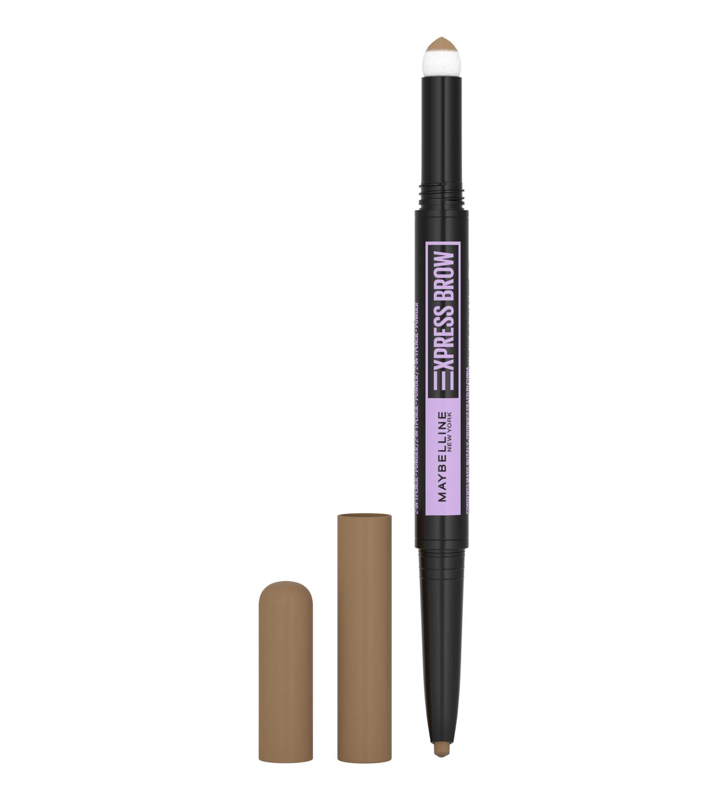 Maybelline Express Brow 2-in-1 Pencil and Powder Blonde 0.02 Fl Oz (Pack of 2) - Maybelline New York - Buy Online on GoSupps.com