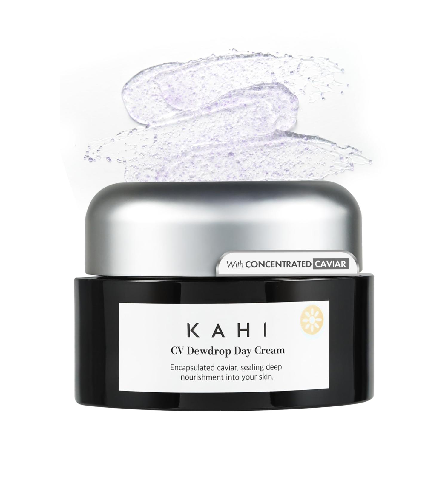 KAHI CV Dewdrop Day Cream - Age-Defying Daily Face Moisturizer with Prestige Beluga Caviar Oil - Hydrating Tightening & Smoothing Facial Lotion - Luxury Korean Skincare 1.69 fl oz - Buy Online on GoSupps.com
