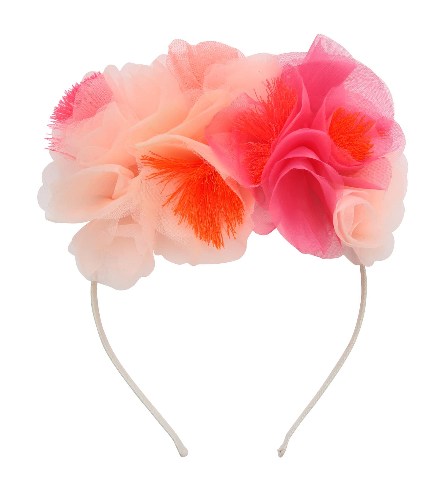 Meri Meri Pink Flower Pattern Hair Band | International Shipping Available - Buy Online on GoSupps.com