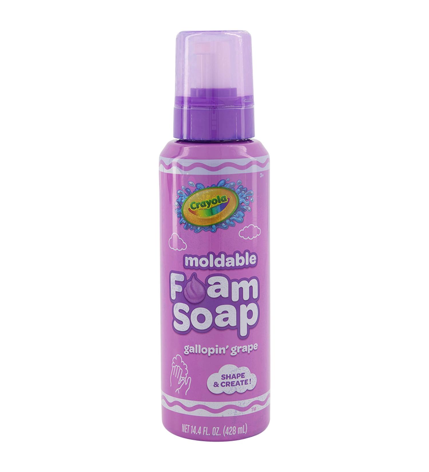 Crayola Purple Moldable Foam Soap 10oz. | Creative Kids Bath Fun - Buy Online on GoSupps.com